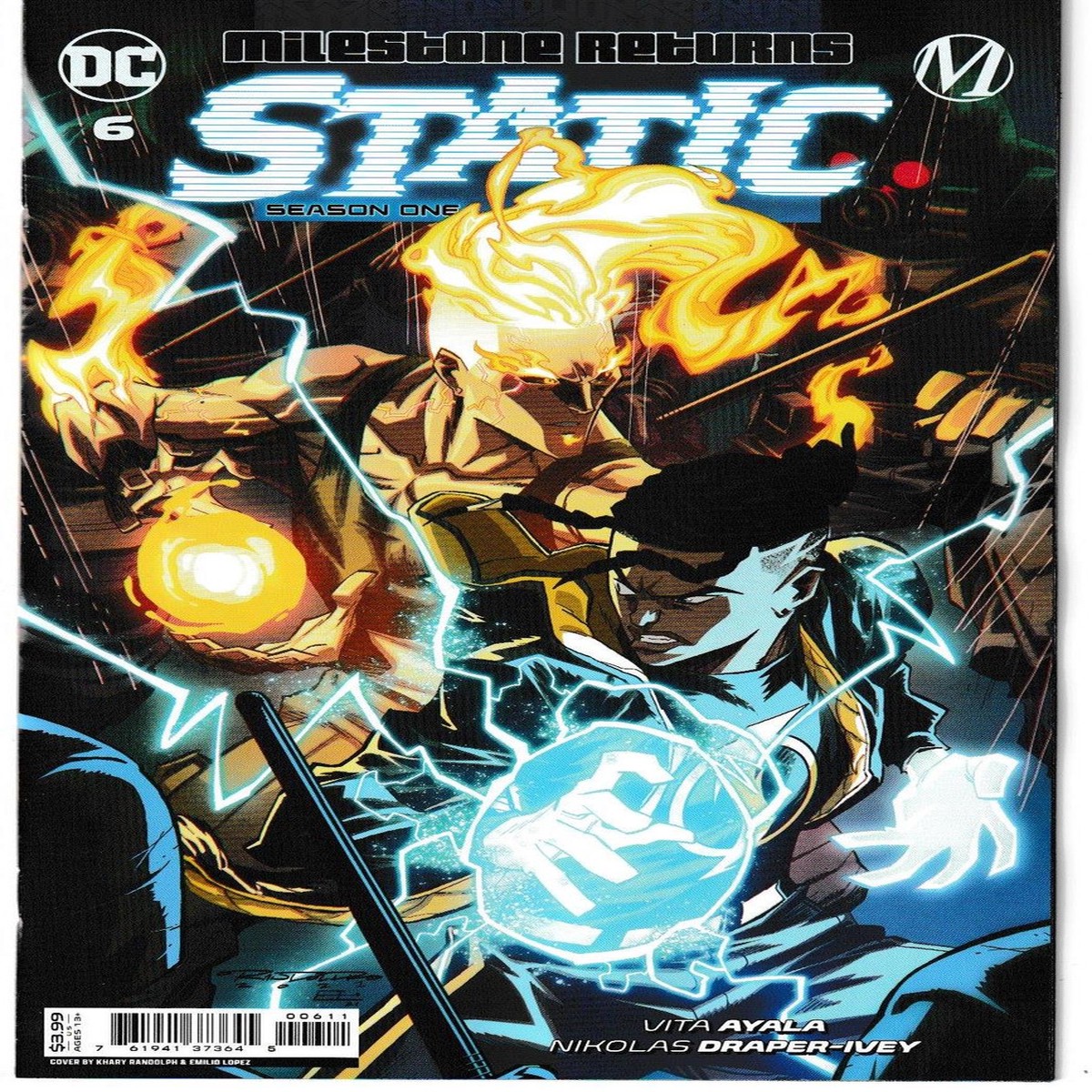 STATIC SEASON ONE #6 (OF 6) (DC 2022) "NEW UNREAD"