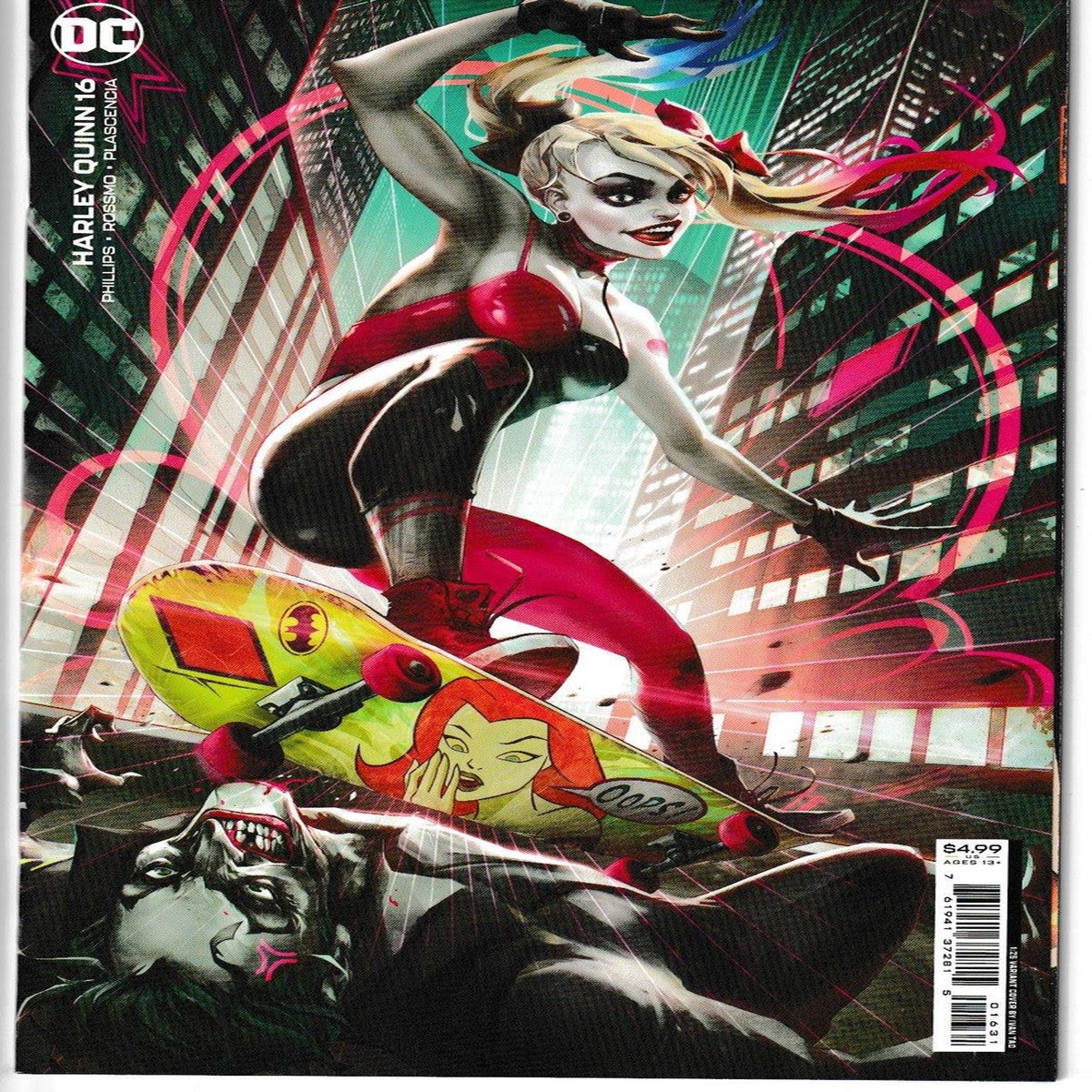 HARLEY QUINN (2021) #16 CVR D INC 1:25 IVAN TAO CARD STOCK VAR (DC 2022) "NEW UNREAD"