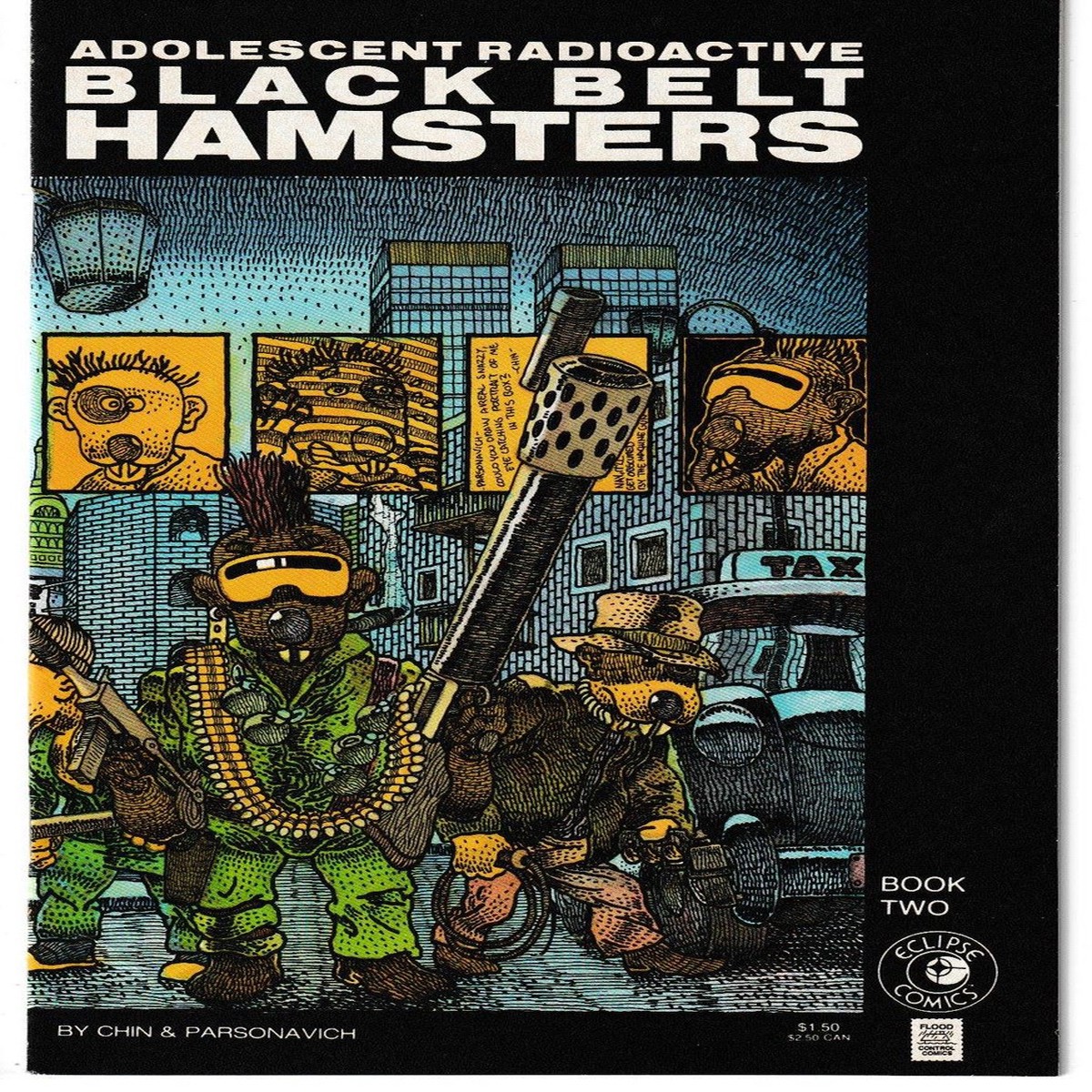 ADOLESCENT RADIOACTIVE BLACK BELT HAMSTERS #2 (ECLIPSE 1986)