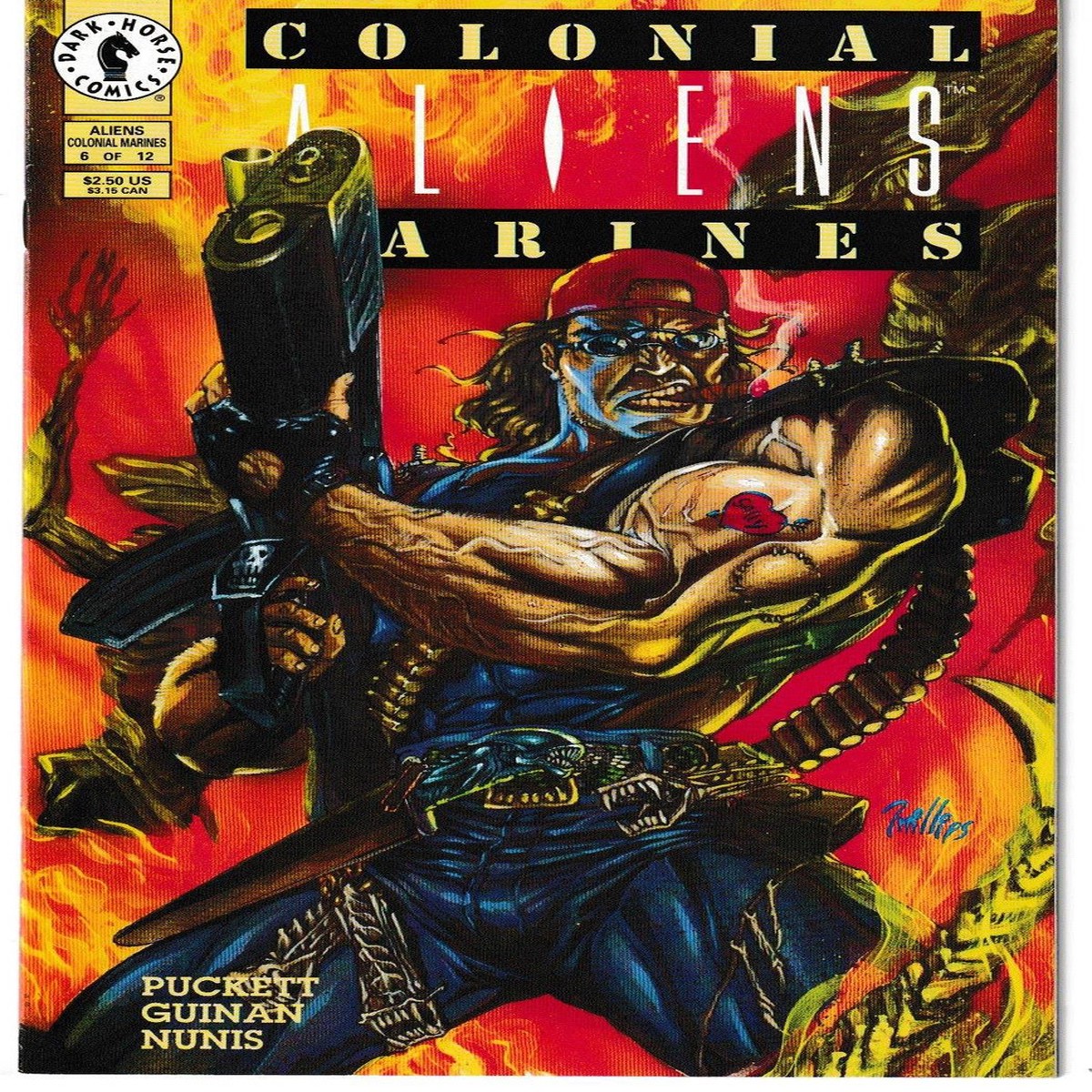 ALIENS COLONIAL MARINES #06 (DARK HORSE 1993)