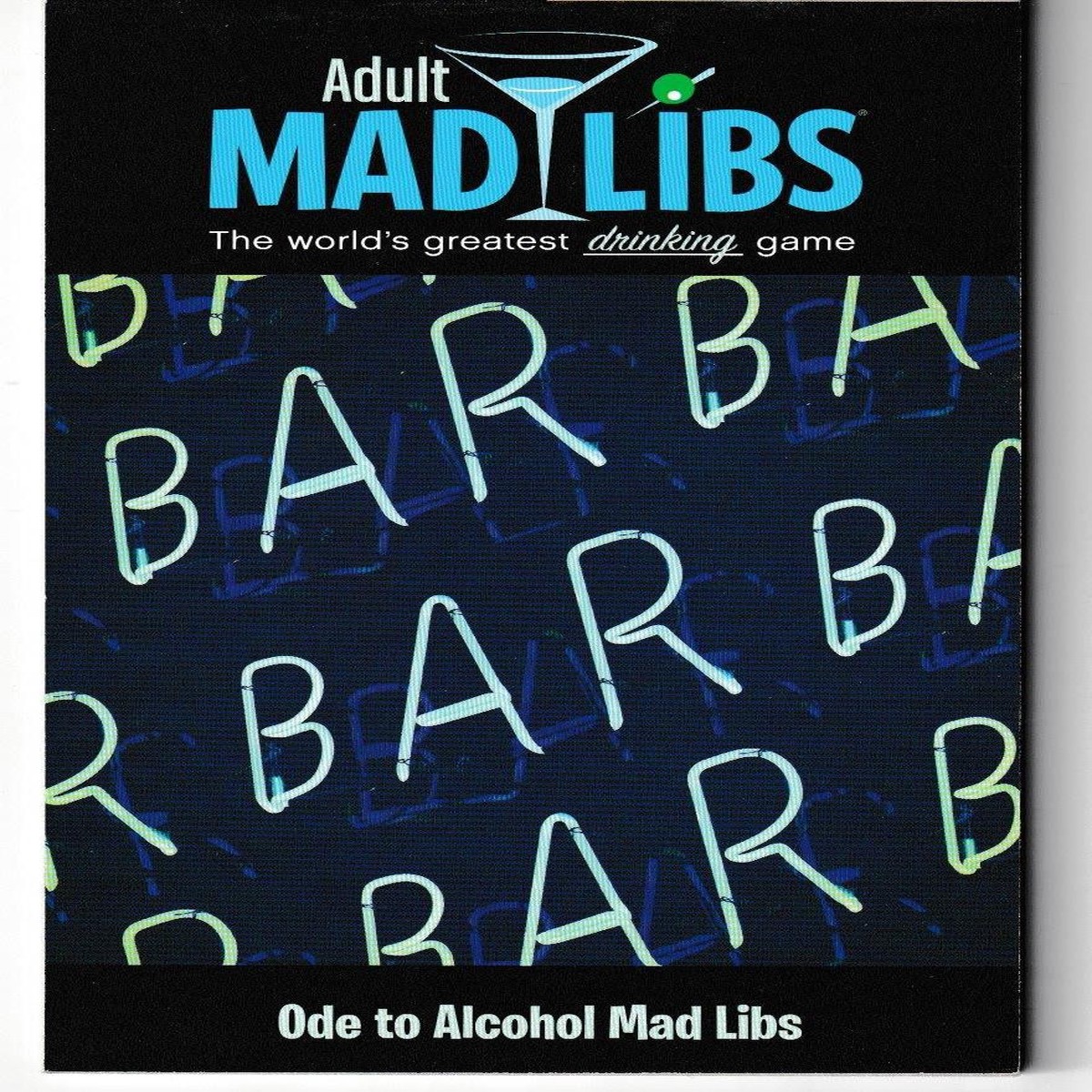 Ode to Alcohol Mad Libs
