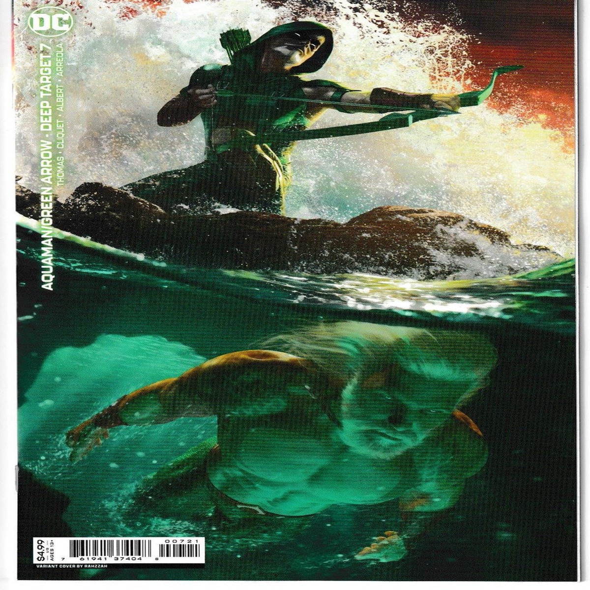 AQUAMAN GREEN ARROW DEEP TARGET #7 (OF 7) CVR B (DC 2022) “NEW UNREAD”