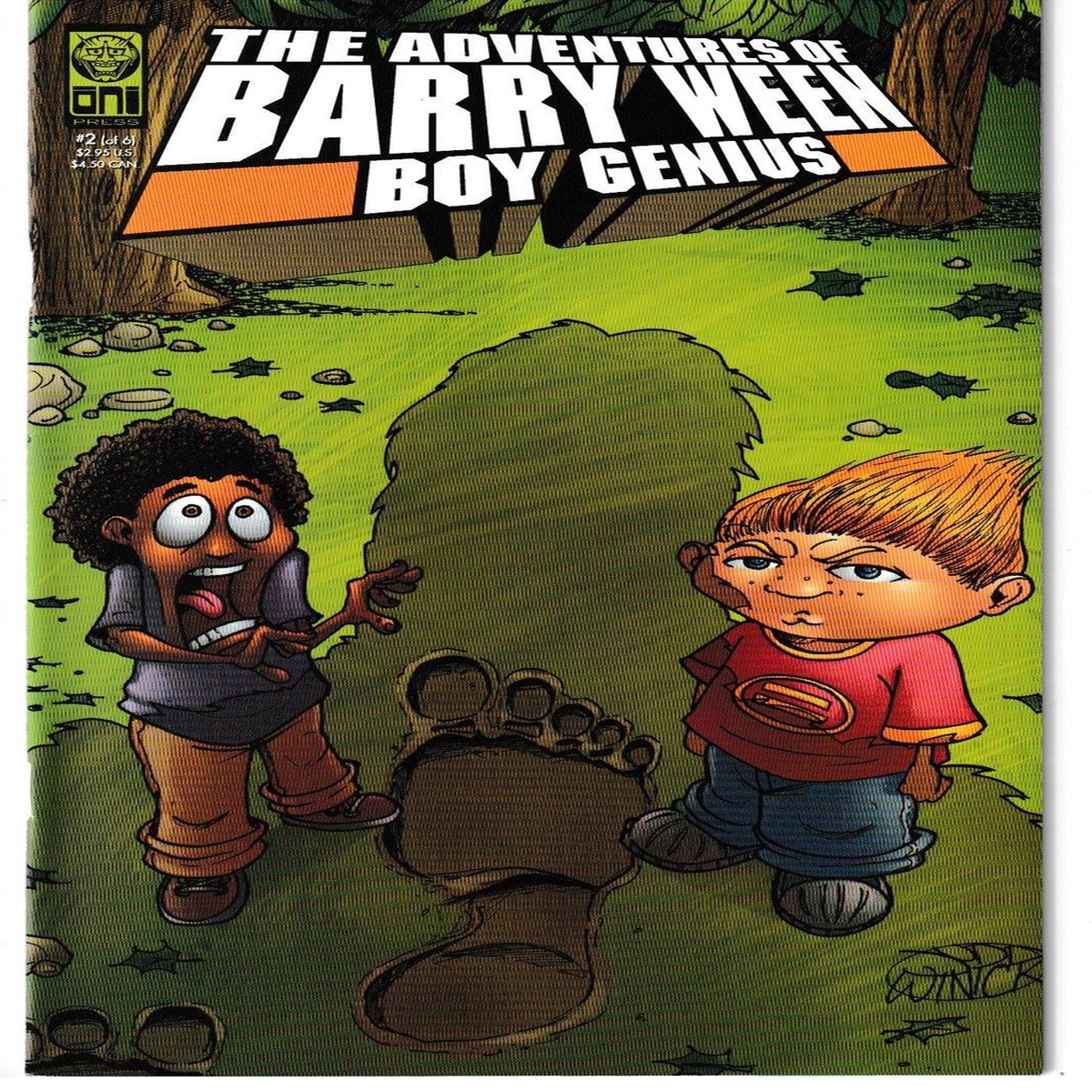 ADVENTURES OF BARRY WEEN BOY GENIUS 3 MONKEY TALES #2 (ONI 2001)