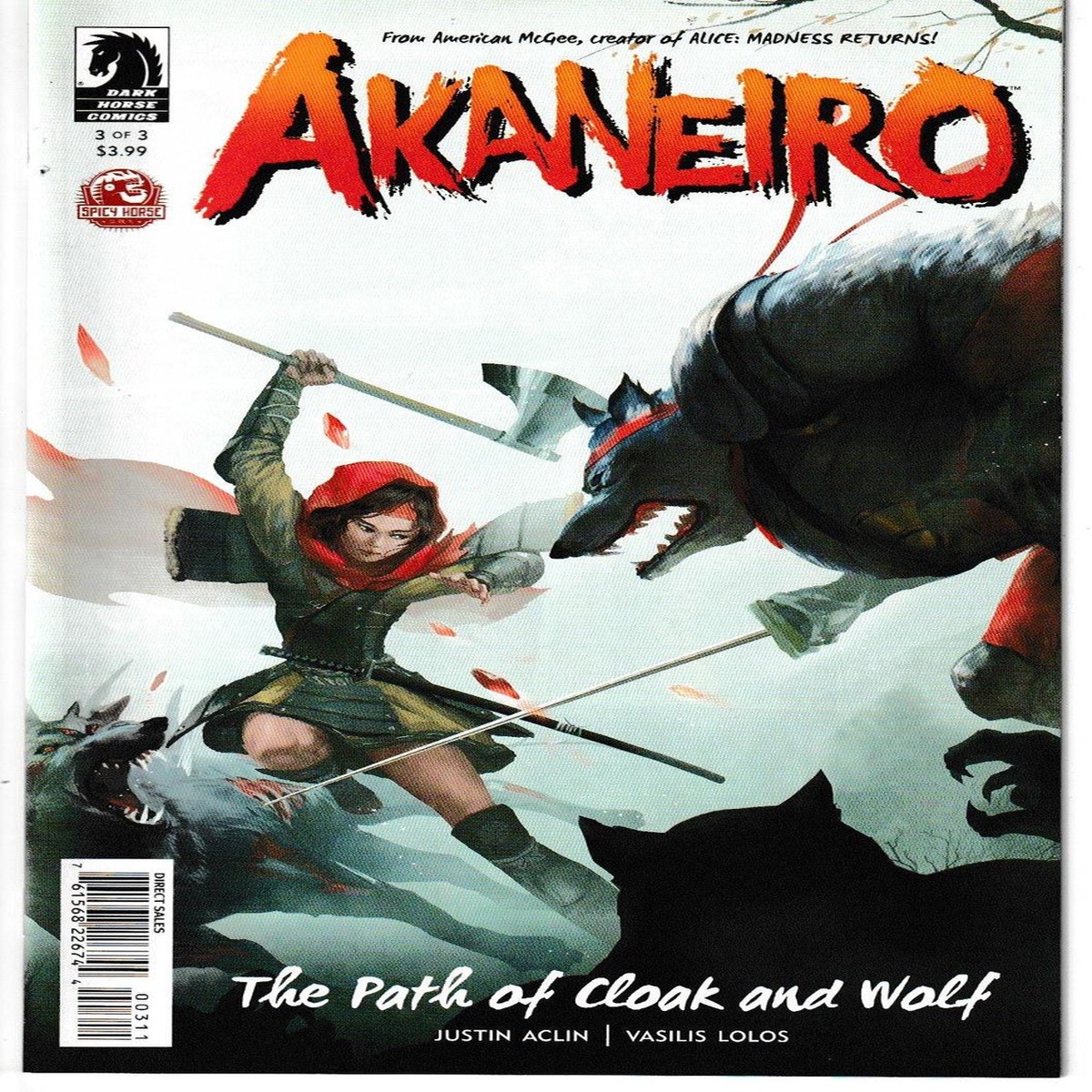 AKANEIRO #3 (DARK HORSE 2013)