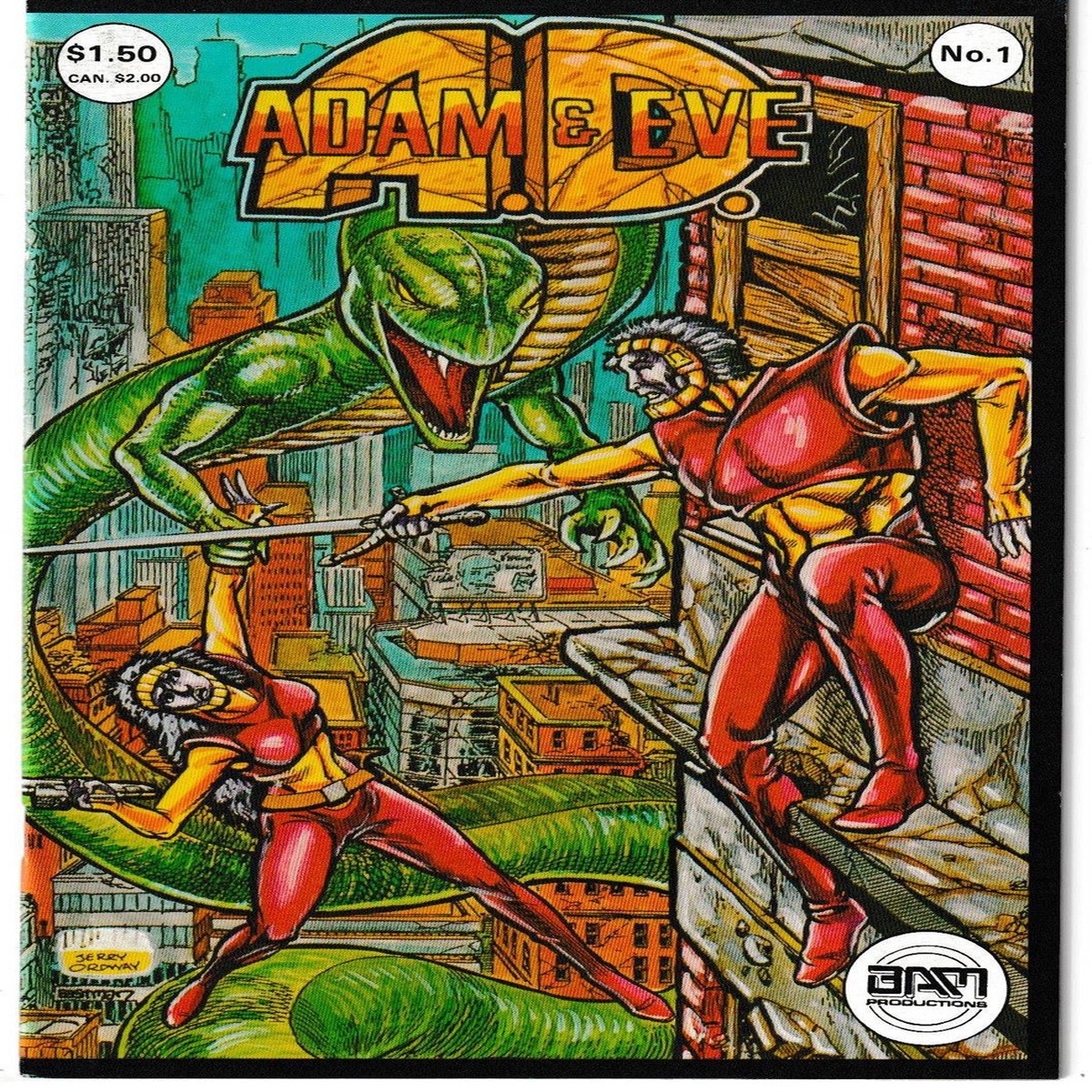 ADAM & EVE AD #1 (BAM PRODUCTIONS 1985)