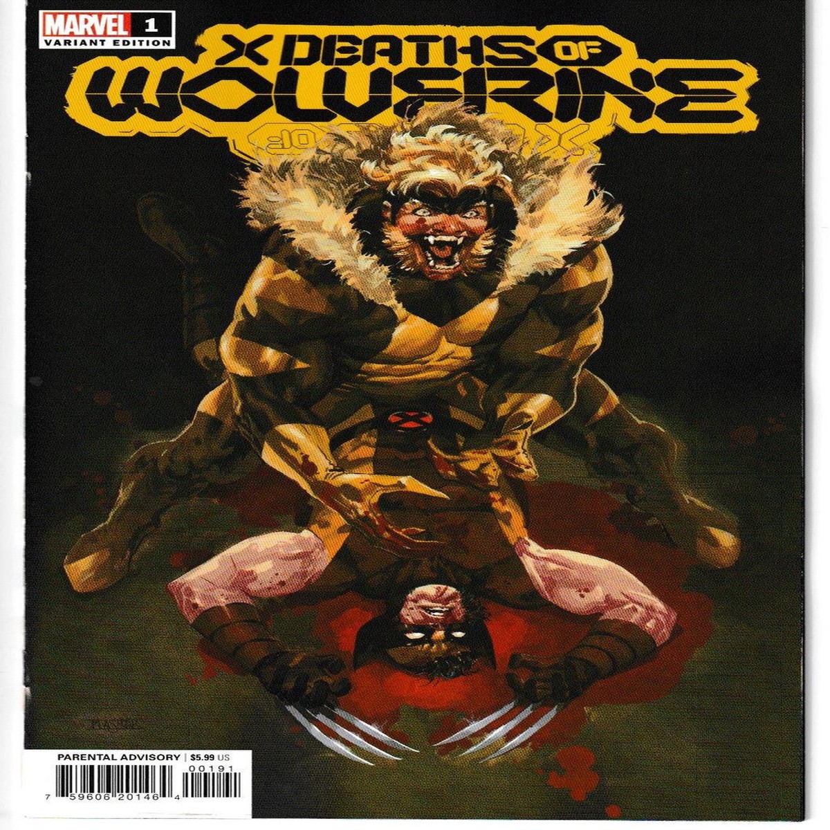 X DEATHS OF WOLVERINE #1 (OF 5) ASRAR VAR (MARVEL 2022) "NEW UNREAD"