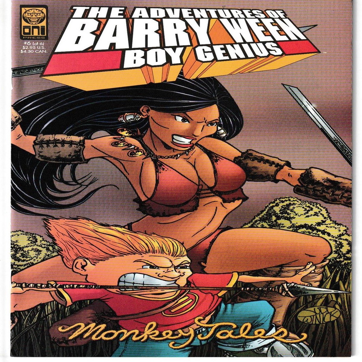 ADVENTURES OF BARRY WEEN BOY GENIUS 3 MONKEY TALES #6 (ONI 2001)