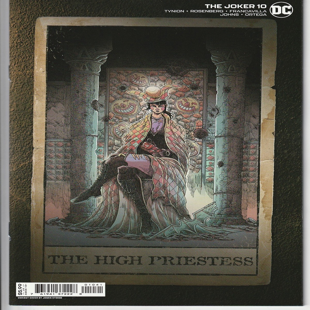 JOKER #10 CVR D INC 1:25 JAMES STOKOE VAR (DC 2021) "NEW UNREAD"