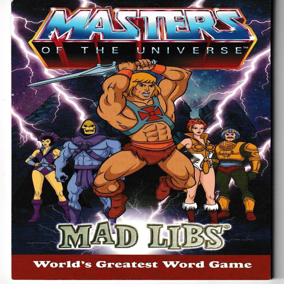 Masters of the Universe Mad Libs