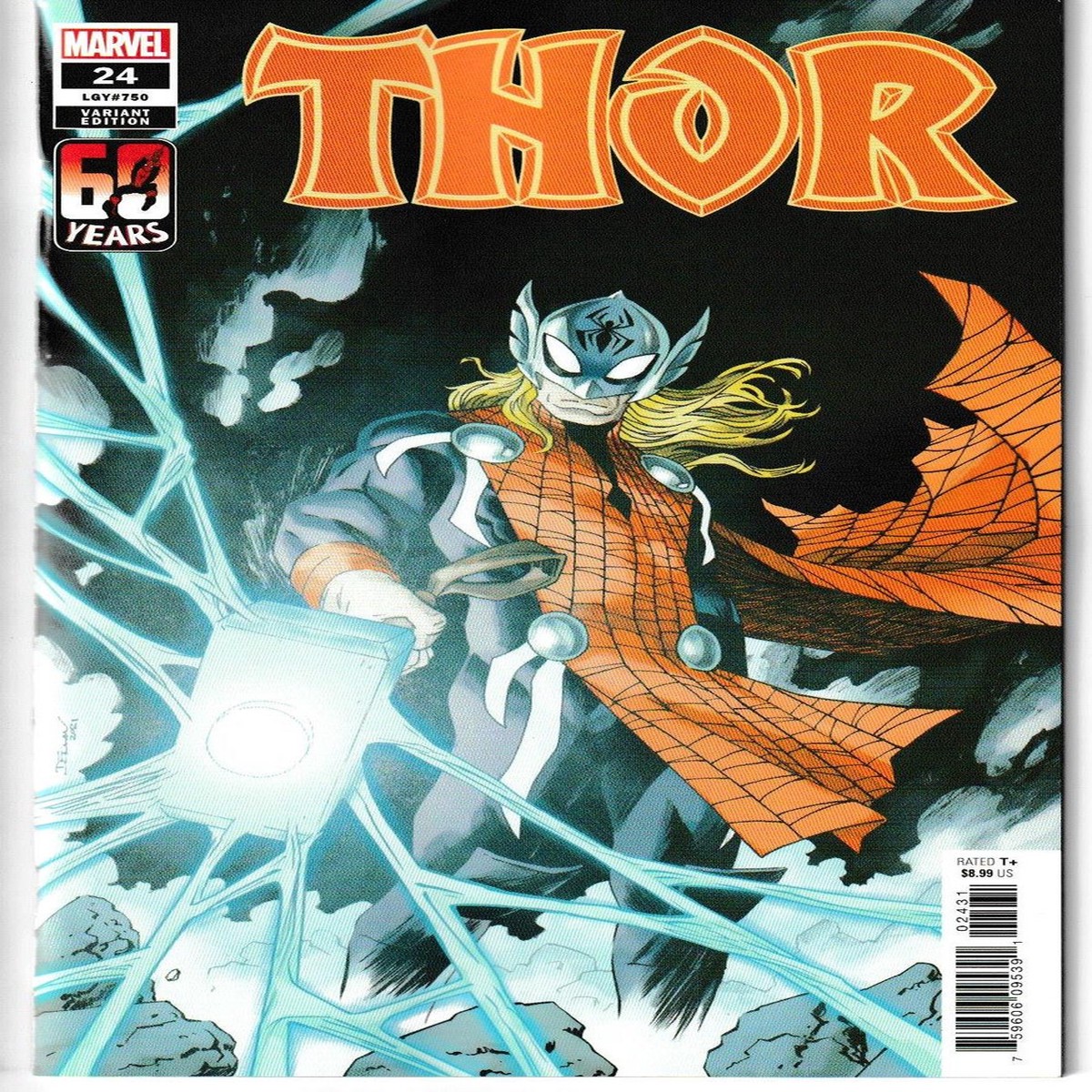 THOR (2020) #24 SHALVEY SPIDER-MAN VAR (MARVEL 2022) "NEW UNREAD"