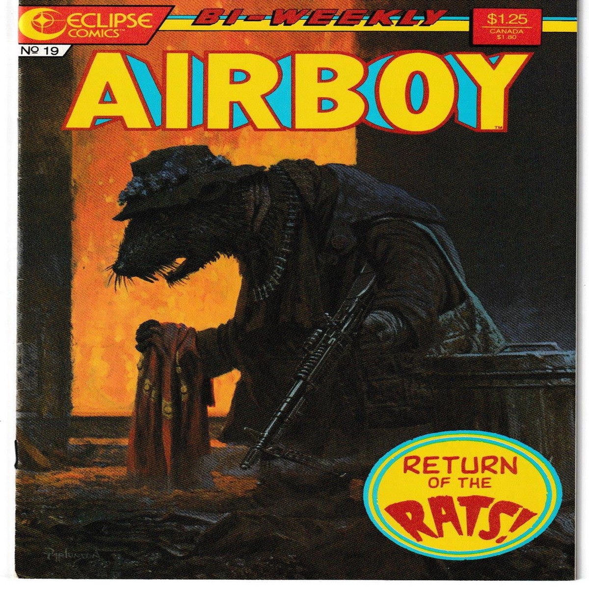 AIRBOY #19 (ECLIPSE 1987)