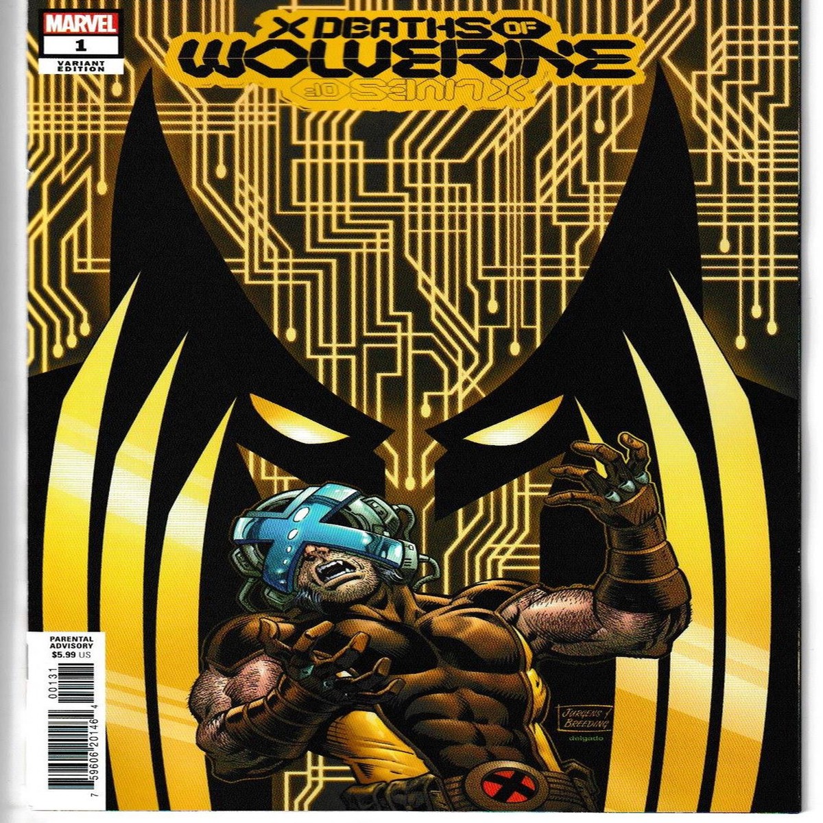 X DEATHS OF WOLVERINE #1 (OF 5) JURGENS VAR (MARVEL 2022) "NEW UNREAD"