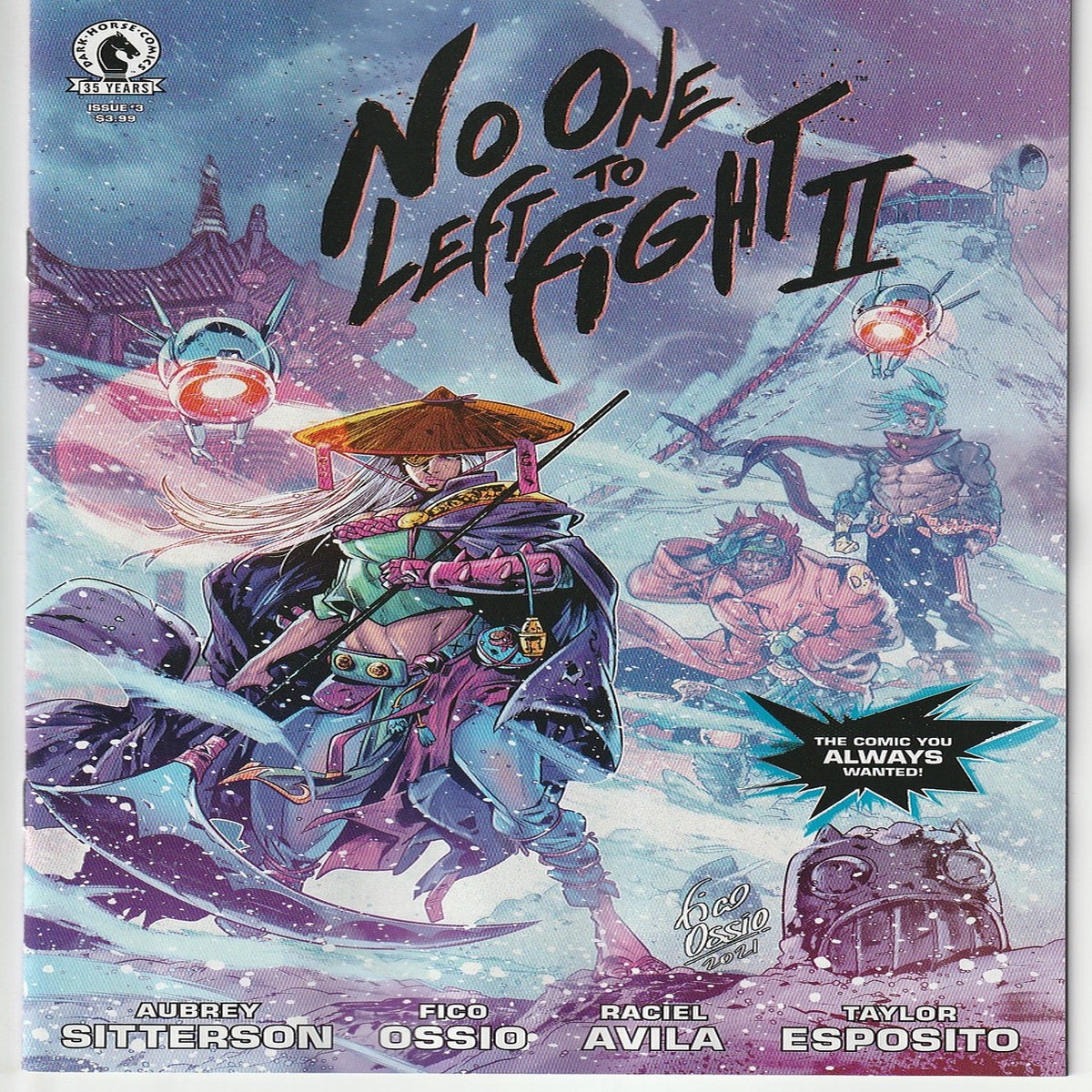 NO ONE LEFT TO FIGHT II #3 (OF 5) (DARK HORSE 2021) "NEW UNREAD"