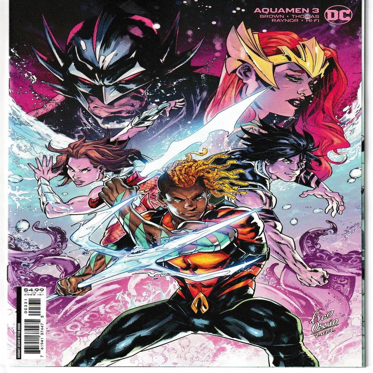 AQUAMEN #3 CVR C (DC 2022) "NEW UNREAD"