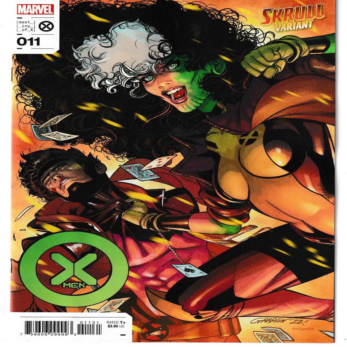X-MEN (2021) #11 GARRON SKRULL VAR (MARVEL 2022) "NEW UNREAD"