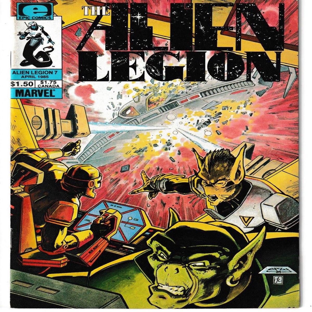 ALIEN LEGION #07 (EPIC 1985)