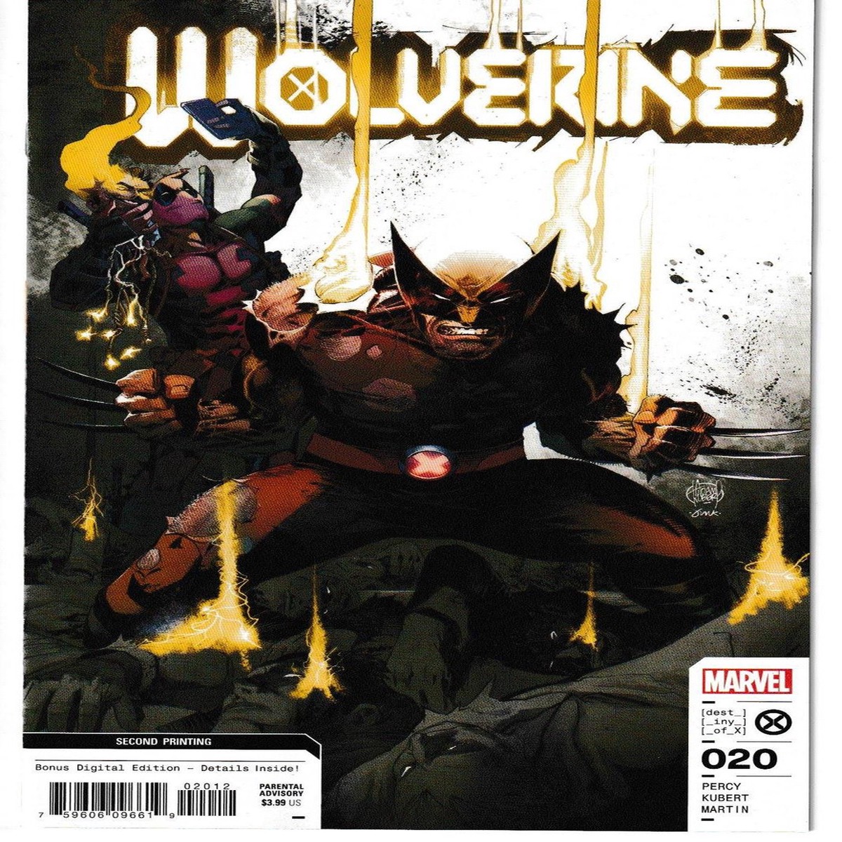 WOLVERINE (2020) #20 2ND PRINT KUBERT VAR (MARVEL 2022) "NEW UNREAD"