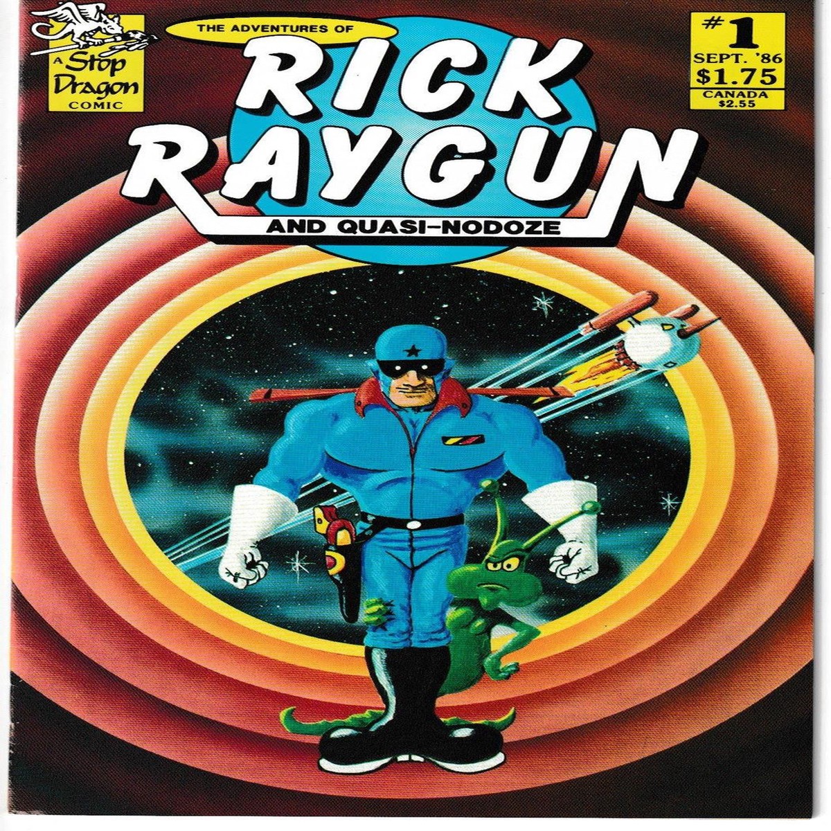 ADVENTURES OF RICK RAYGUN #1 (STOP DRAGON 1986)