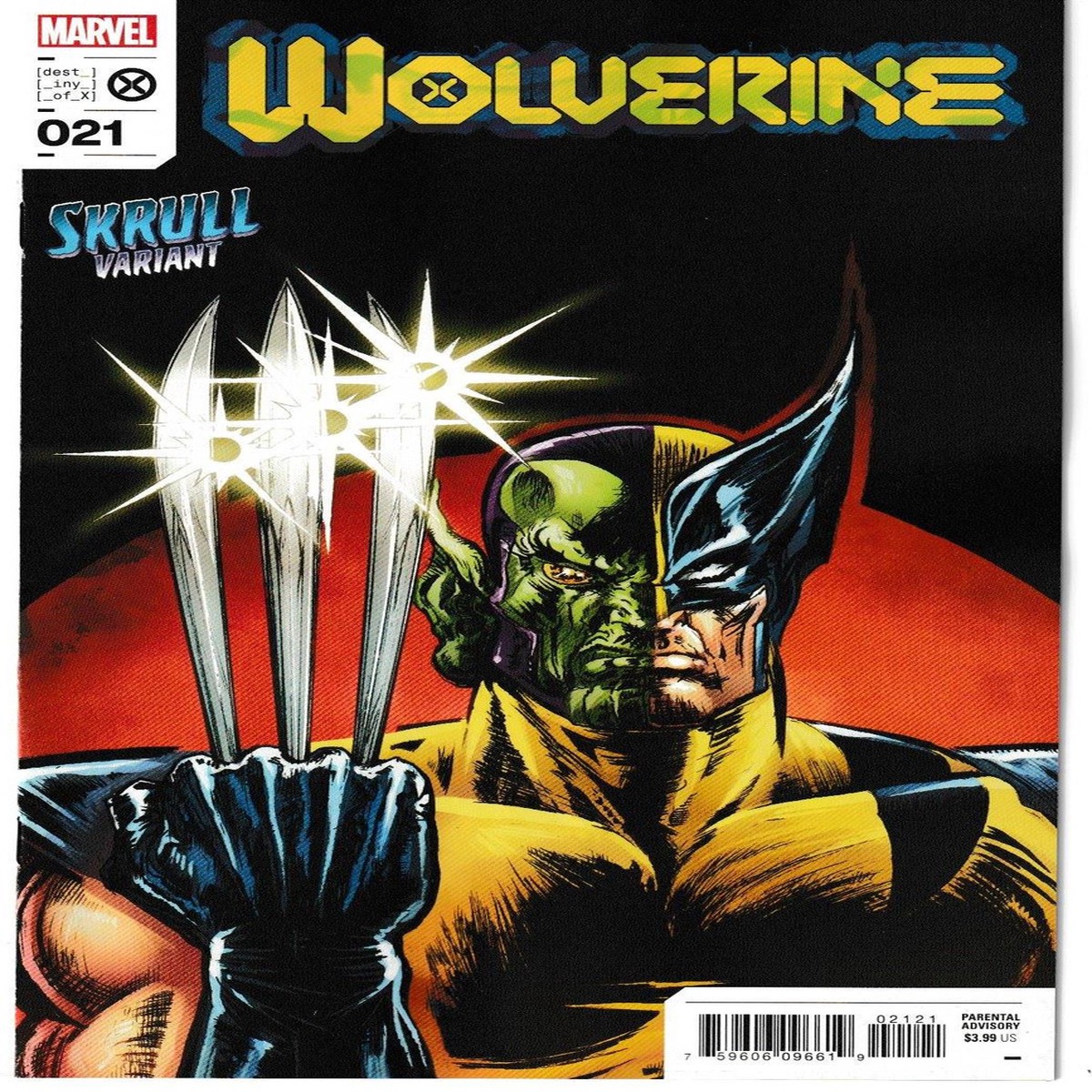 WOLVERINE (2020) #21 VON EEDEN SKRULL VAR (MARVEL 2022) "NEW UNREAD"