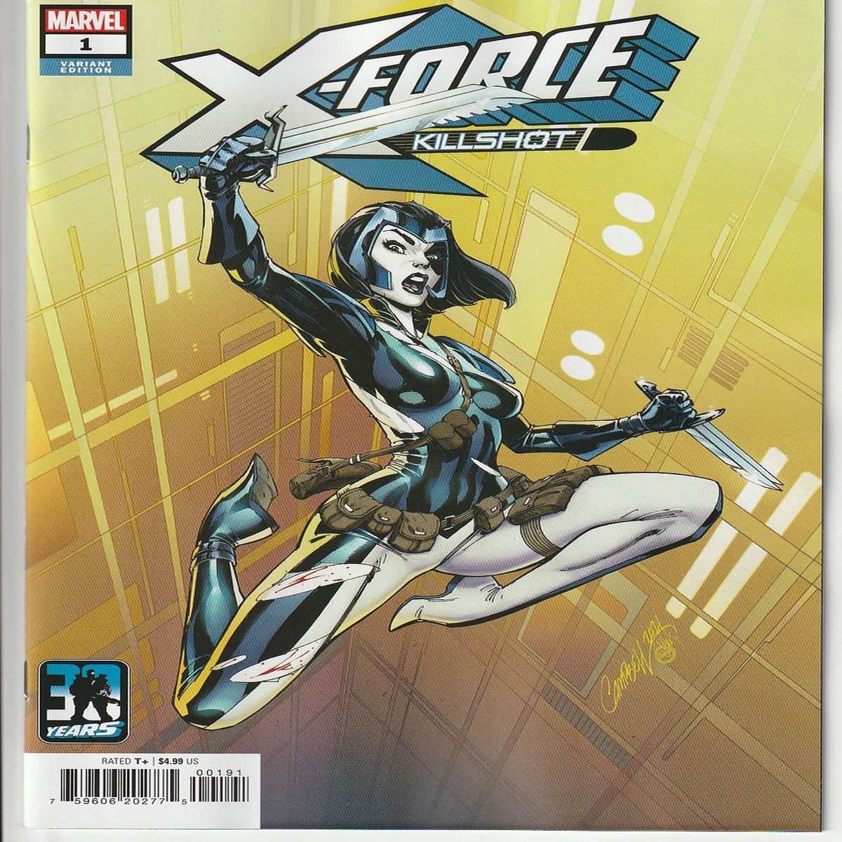 X-FORCE KILLSHOT ANNV SPECIAL #1 JSC DOMINO VAR (MARVEL 2021) "NEW UNREAD"