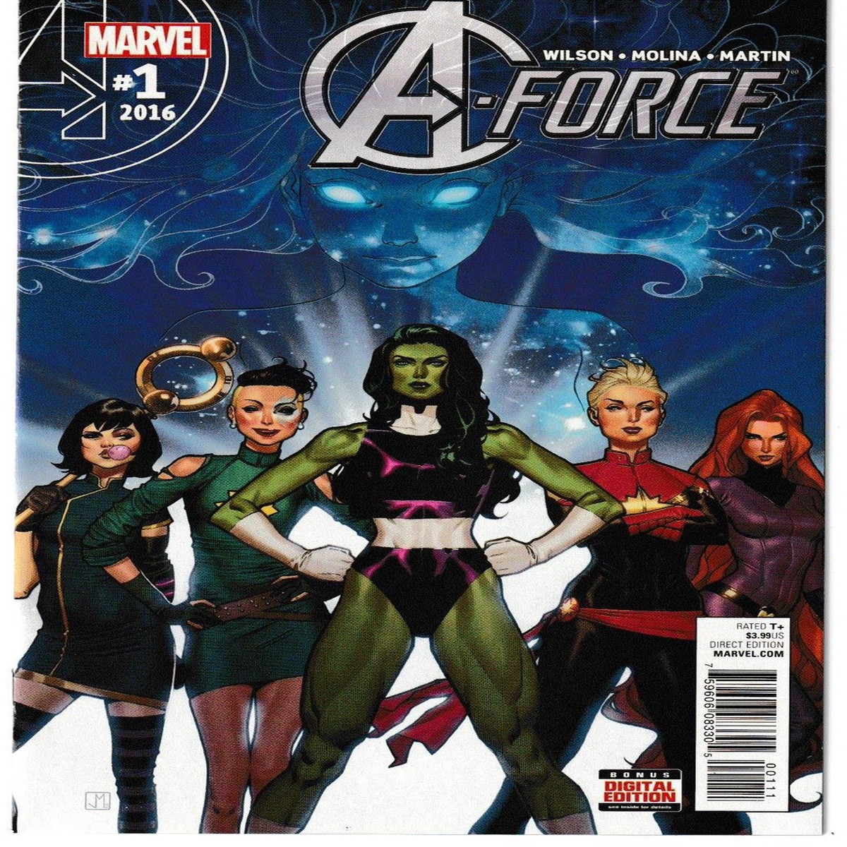 A-FORCE (2016) #01, 2, 3, 4, 5, 6, 7, 8, 9 & 10 (OF 10) (MARVEL 20216) “NEW UNREAD”