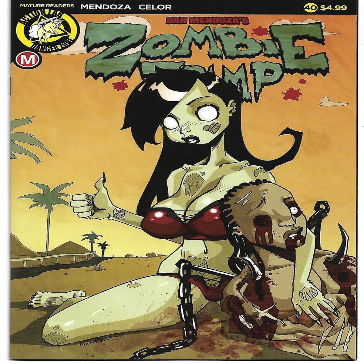 ZOMBIE TRAMP ONGOING #40 (ACTION LAB 2017) PREVIOUSLY OWNED