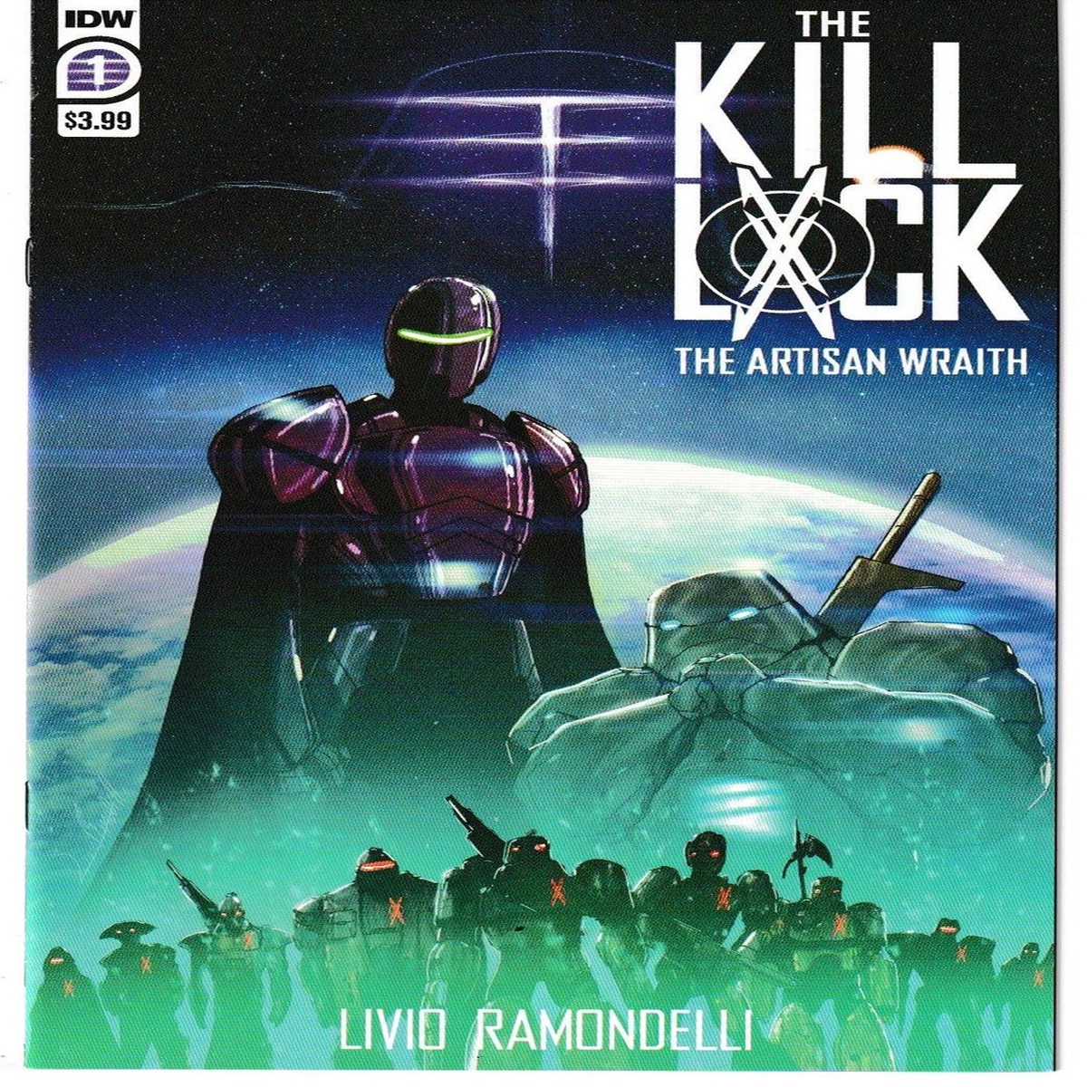 KILL LOCK ARTISAN WRAITH #1 (OF 7) (IDW 2022) "NEW UNREAD"