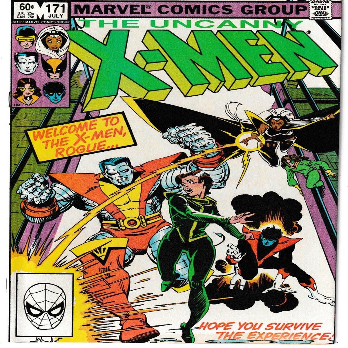 X-MEN/UNCANNY X-MEN #171 (MARVEL 1983) C2
