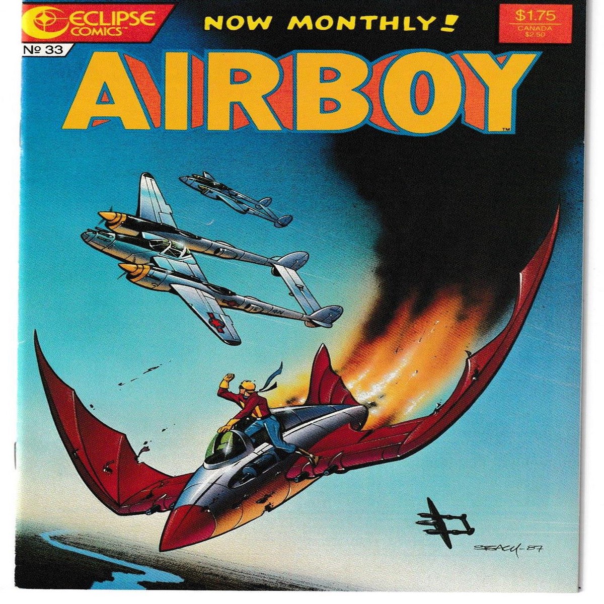 AIRBOY #33 (ECLIPSE 1987)