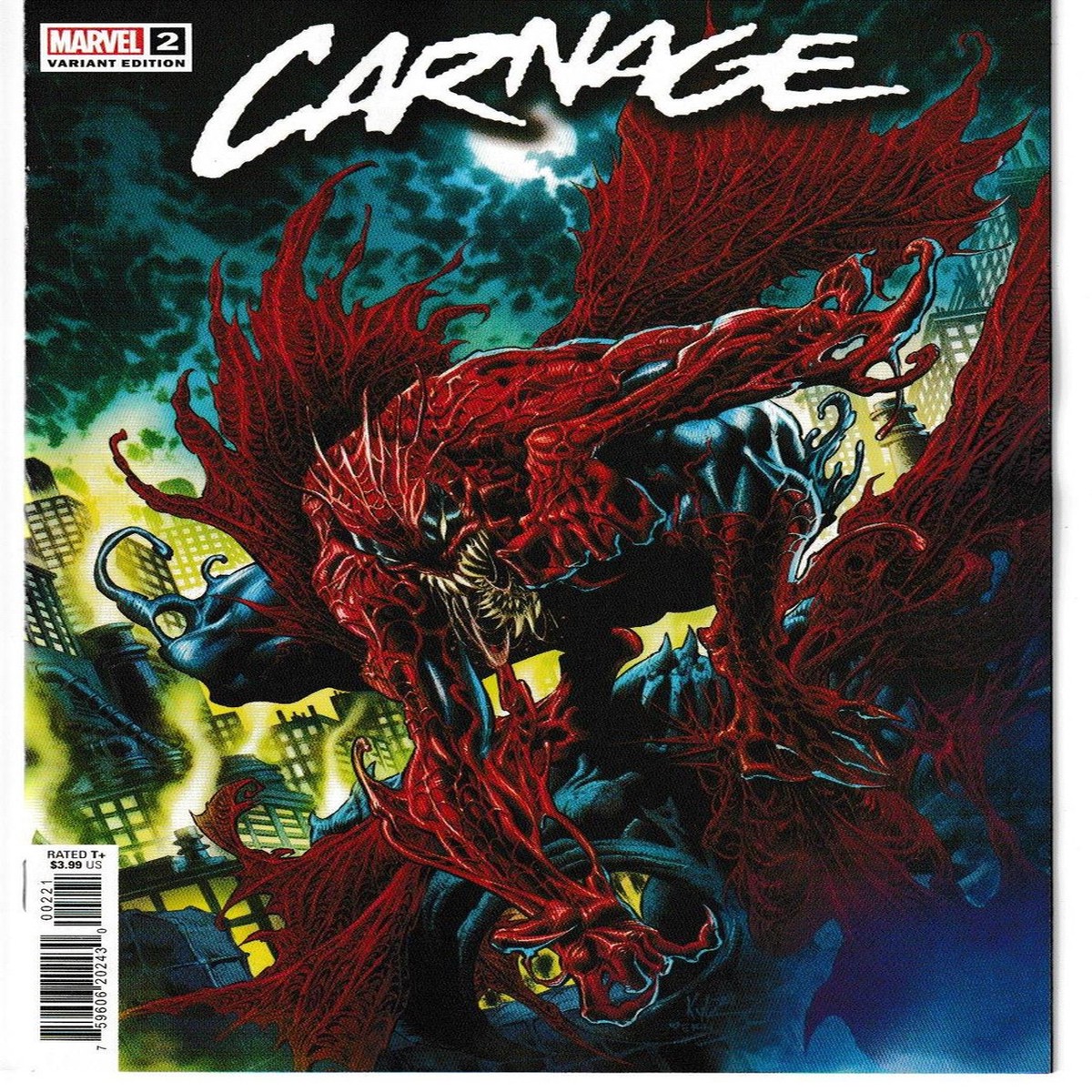 CARNAGE (2022) #02 HOTZ SPIDER-MAN VAR (MARVEL 2022) “NEW UNREAD”