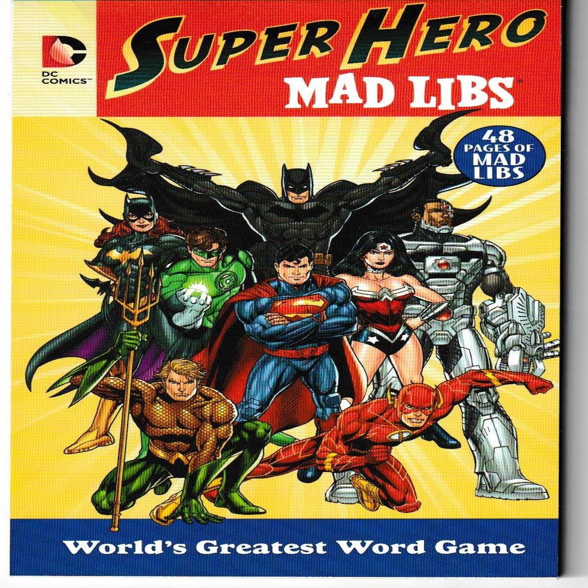 DC Comics Super Hero Mad Libs