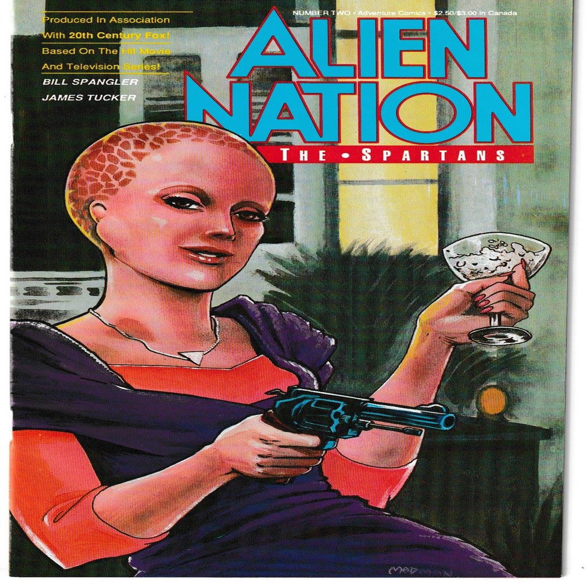 ALIEN NATION THE SPARTANS #2 (ADVENTURE 1990)