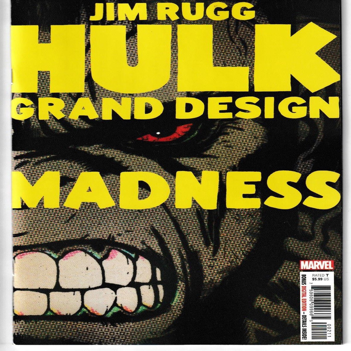 HULK GRAND DESIGN MADNESS #1 (MARVEL 2022) "NEW UNREAD"