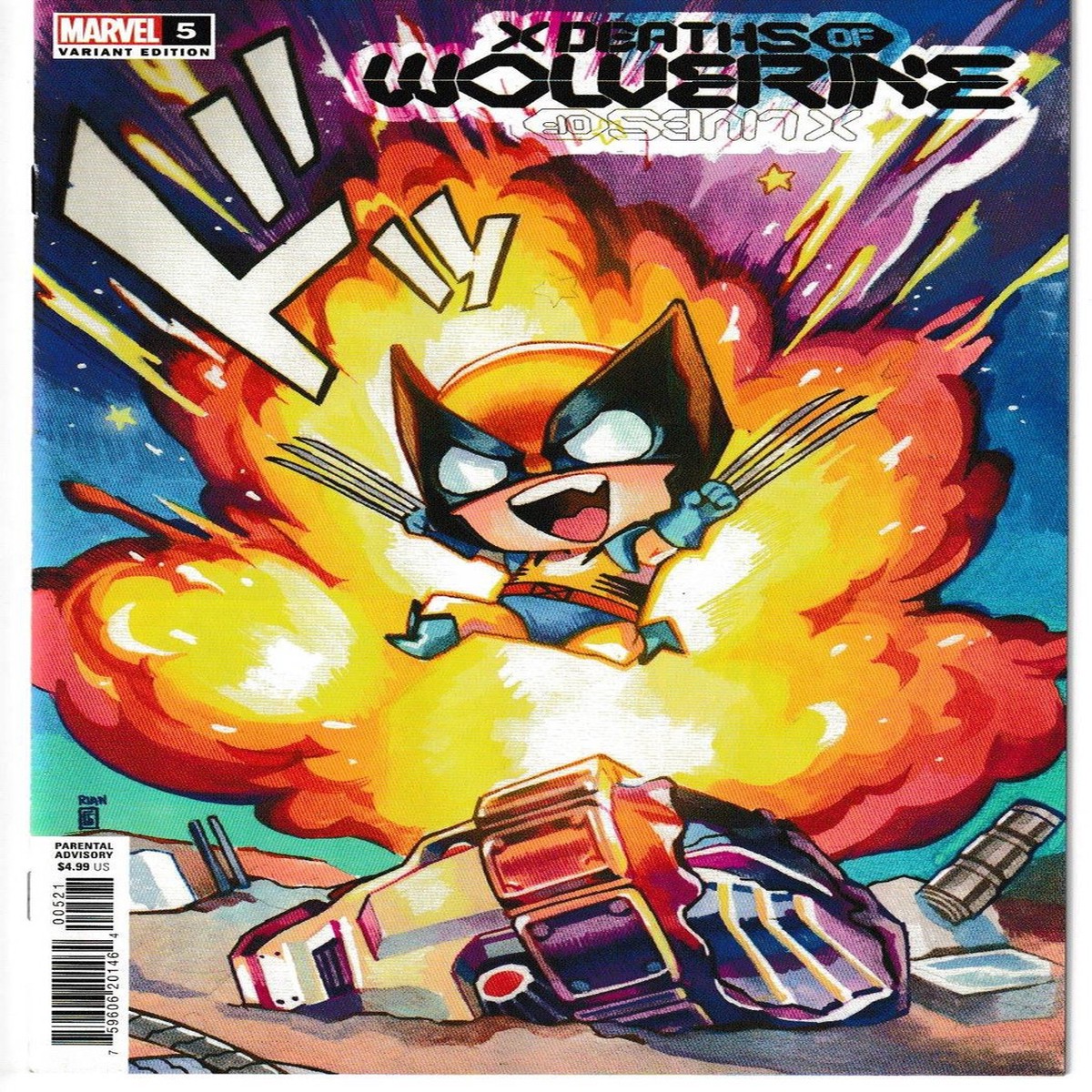 X DEATHS OF WOLVERINE #5 (OF 5) GONZALES ANIME STYLE VAR (MARVEL 2022) "NEW UNREAD"