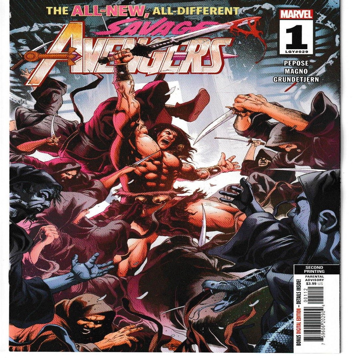 SAVAGE AVENGERS (2022) #01 2ND PRINT MAGNO VAR (MARVEL 2022) "NEW UNREAD"