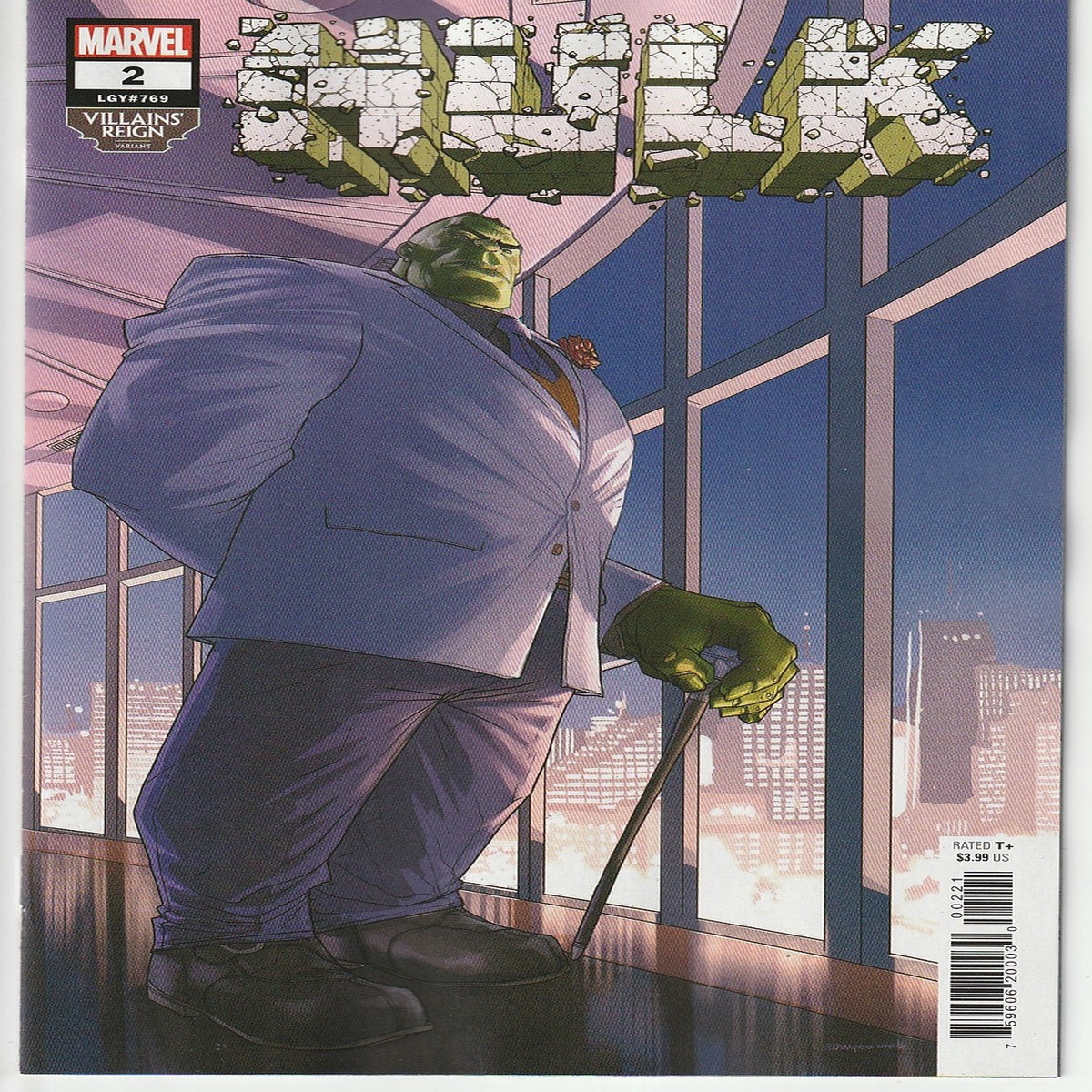 HULK (2021) #02 VILLAIN VAR (MARVEL 2021) "NEW UNREAD"