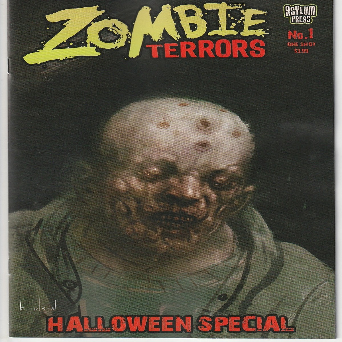 ZOMBIE TERRORS HALLOWEEN SP CVR B (ASYLUM PRESS 2021) “NEW UNREAD”