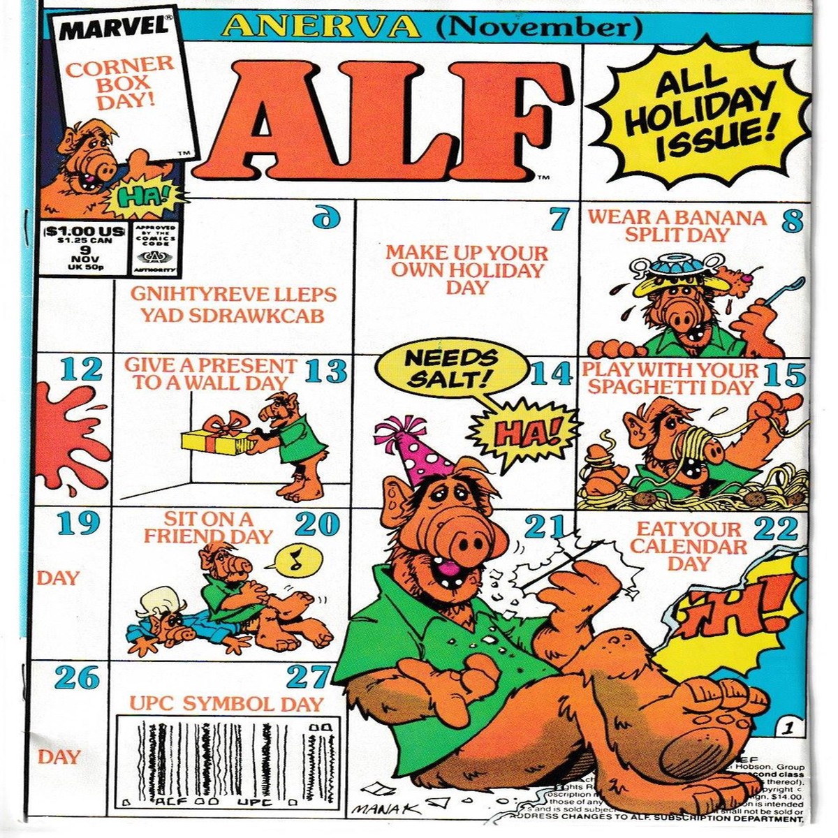 ALF #09 (MARVEL 1988)