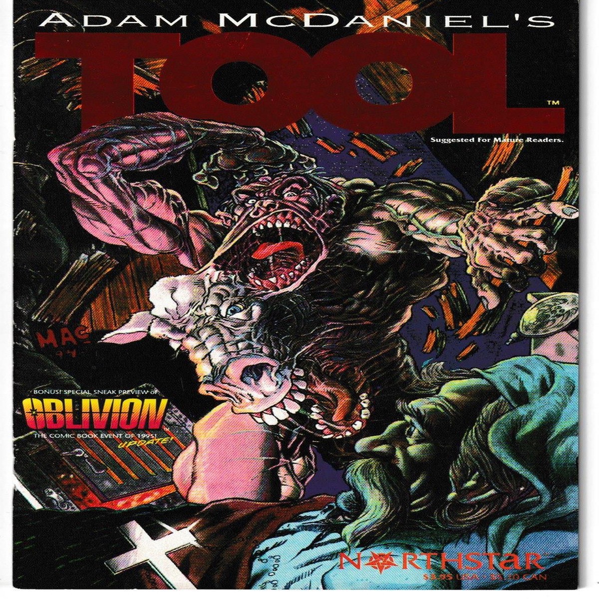 ADAM MCDANIELS TOOL #1 RED FOIL (NORTHSTAR 1995)