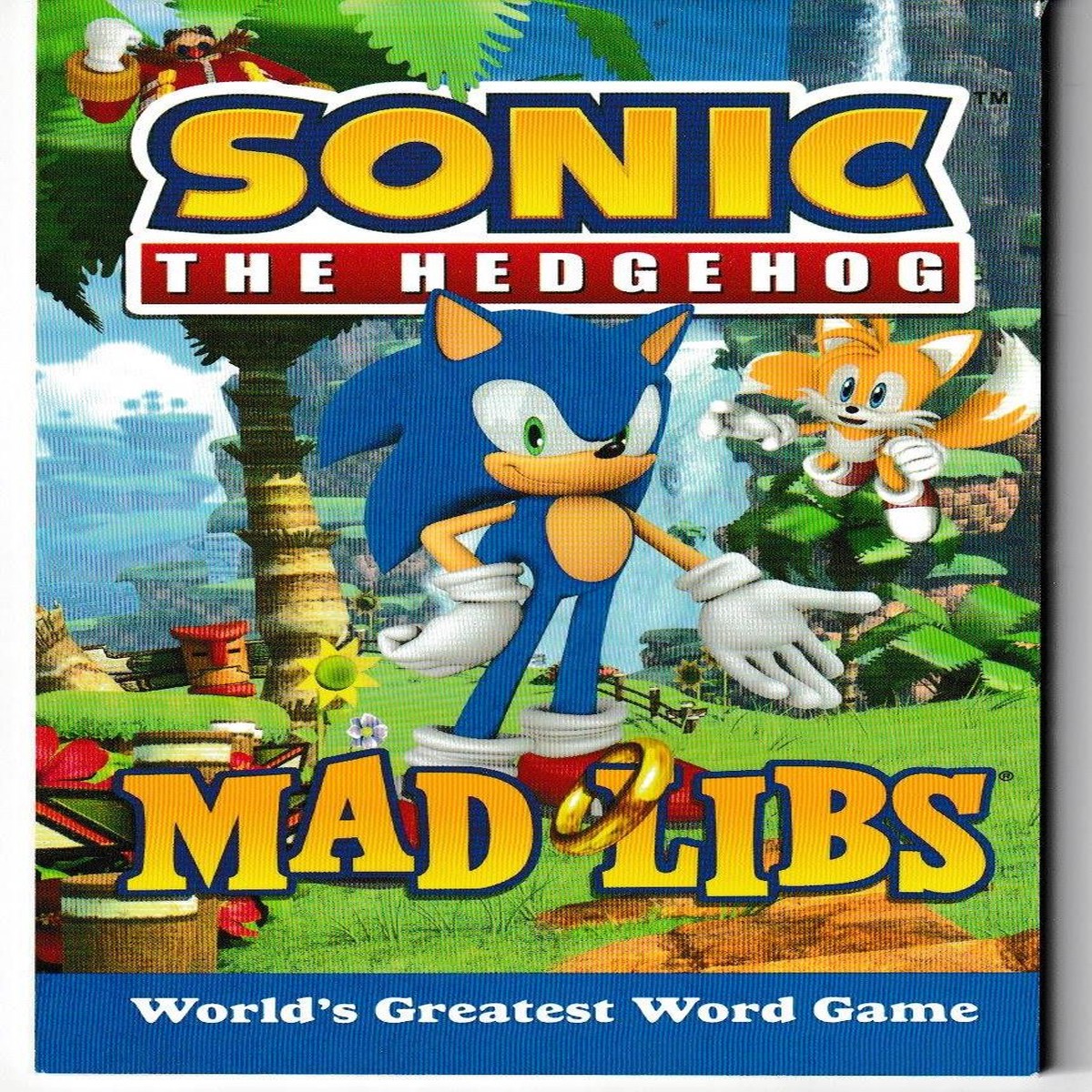 Sonic the Hedgehog Mad Libs