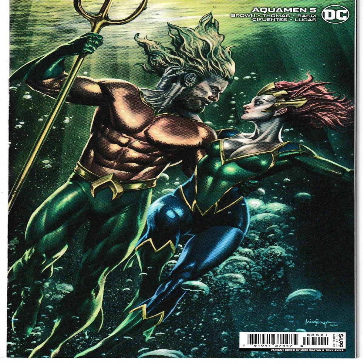 AQUAMEN #5 CVR B (DC 2022) “NEW UNREAD”