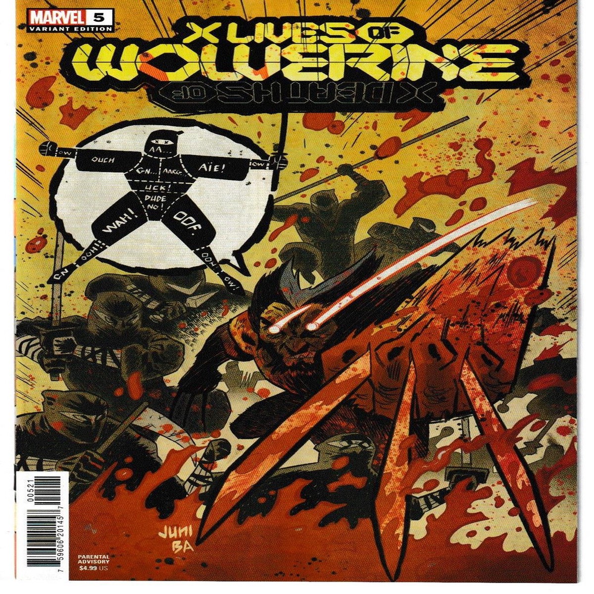 X LIVES OF WOLVERINE #5 JUNI BA ANIMATION STYLE VAR (MARVEL 2022) "NEW UNREAD"