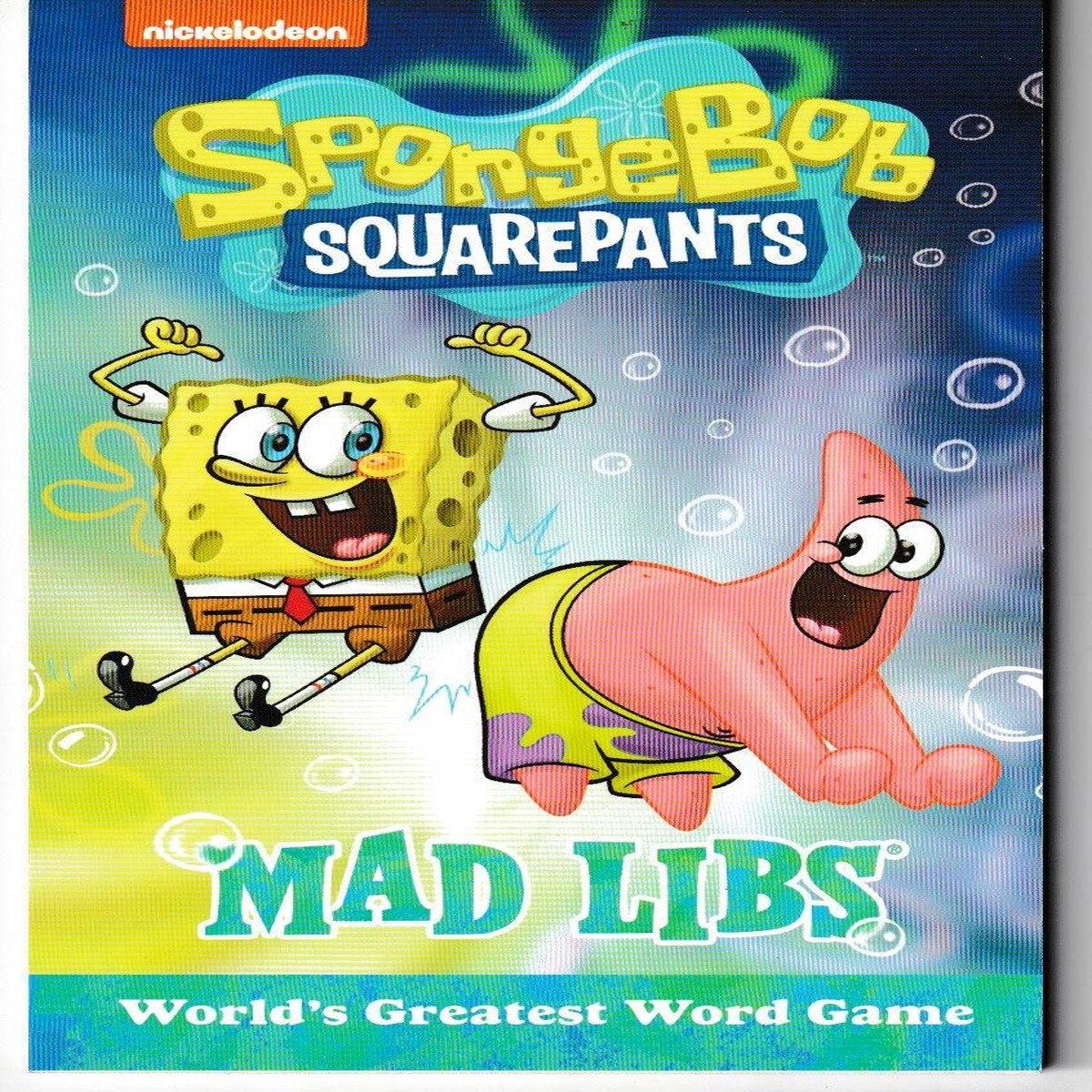 SpongeBob SquarePants Mad Libs