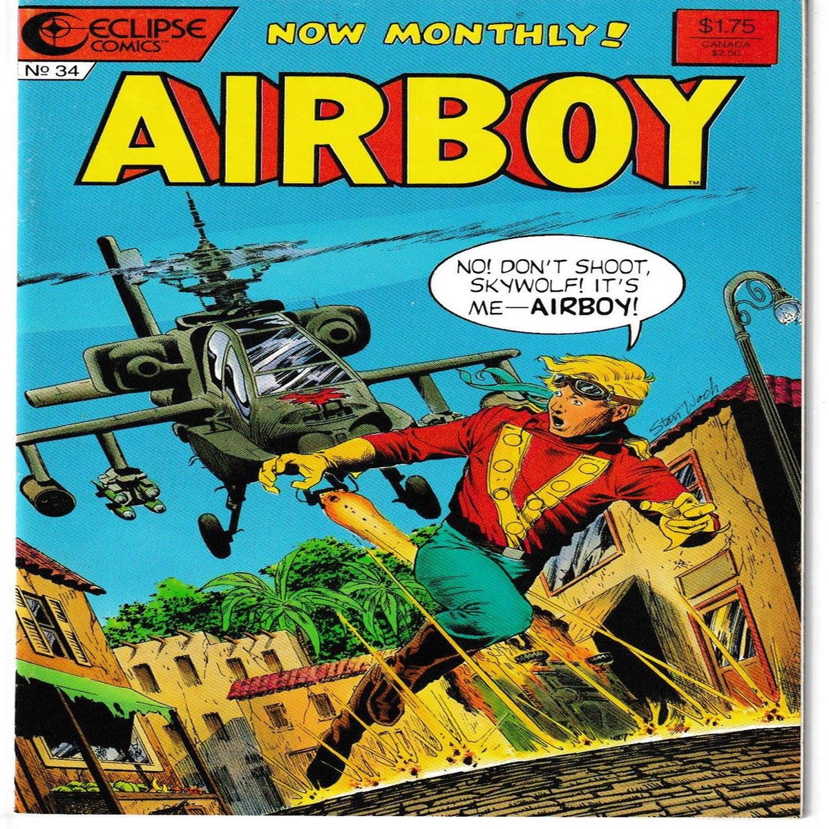 AIRBOY #34 (ECLIPSE 1987)