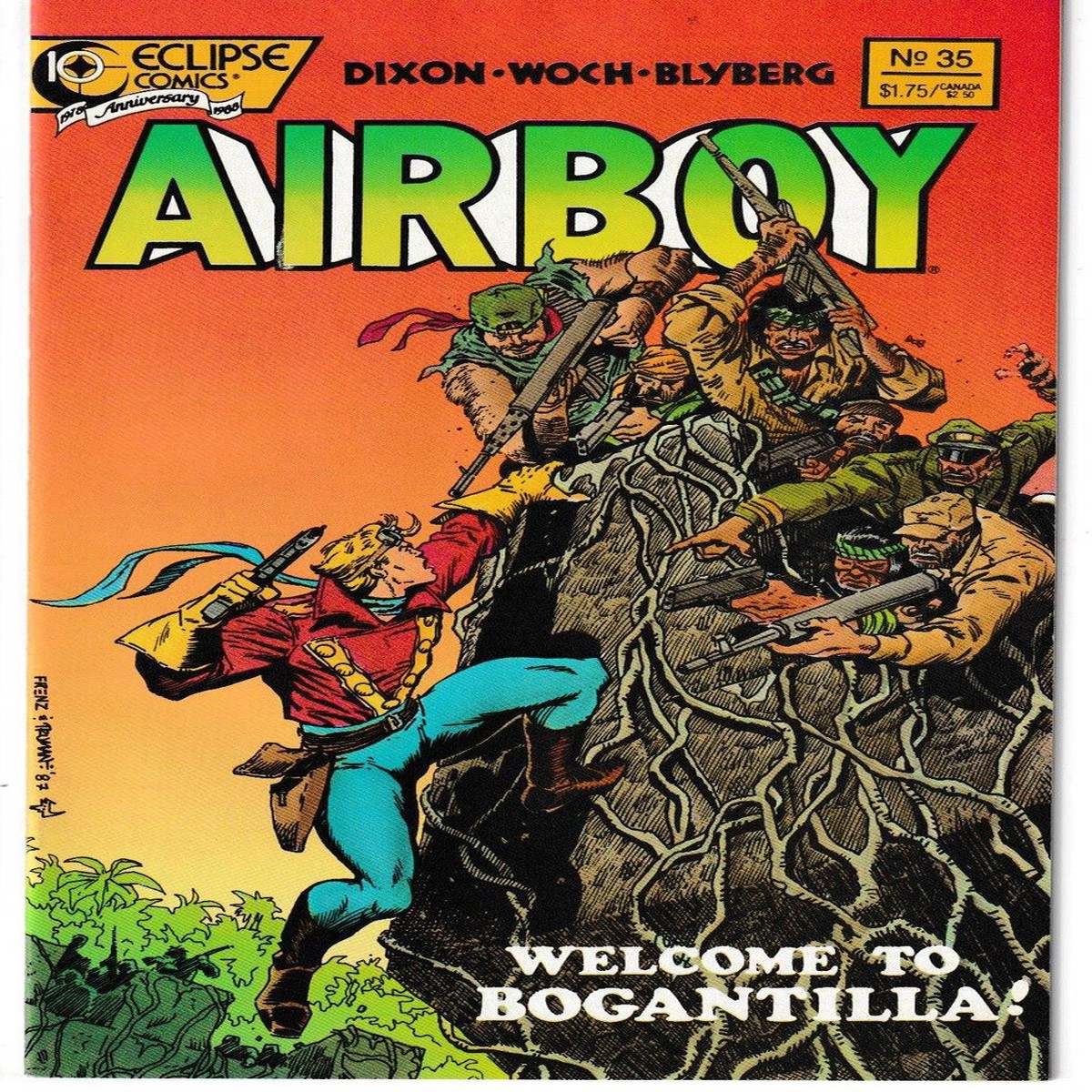 AIRBOY #35 (ECLIPSE 1988)