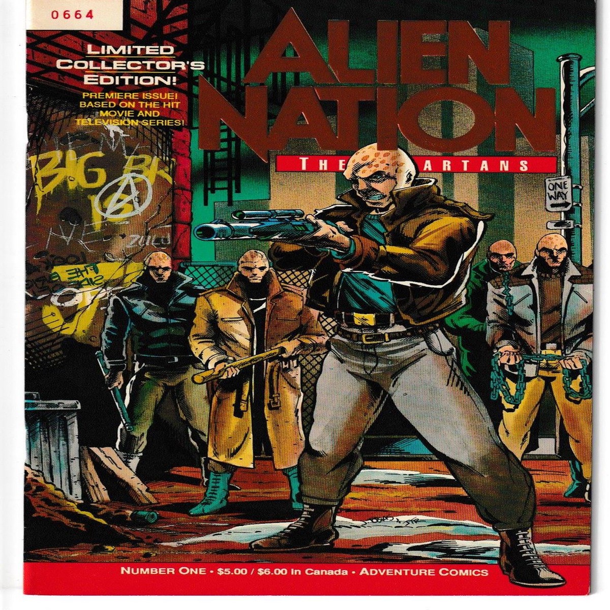 ALIEN NATION THE SPARTANS #1 LIMITED COLLECTOR'S EDITION (ADVENTURE 1990)