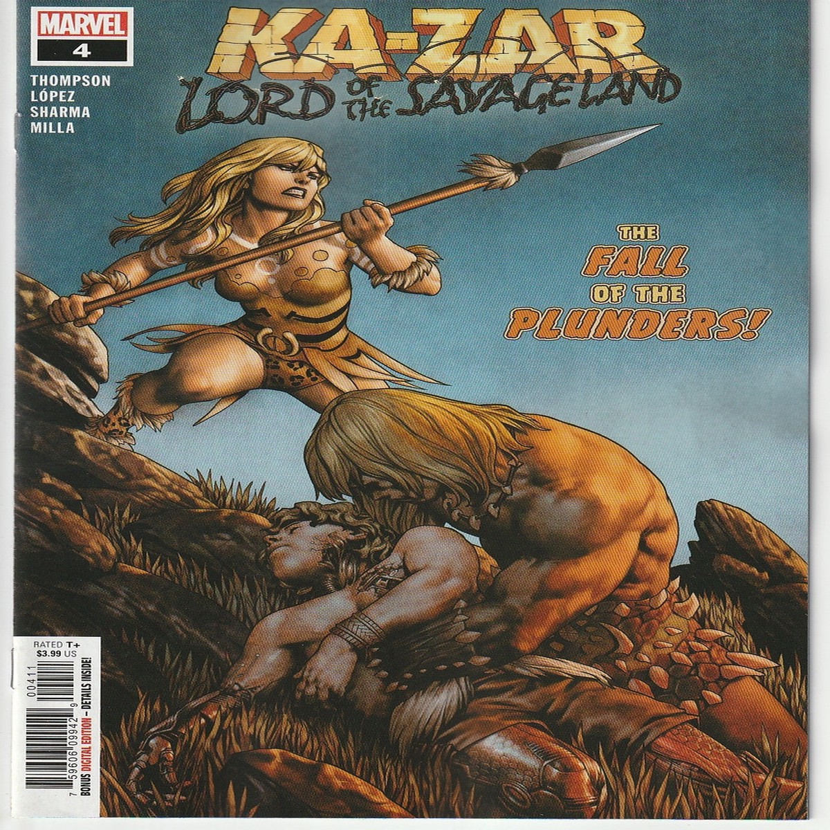 KA-ZAR LORD SAVAGE LAND #4 (OF 5) (MARVEL 2021) "NEW UNREAD"