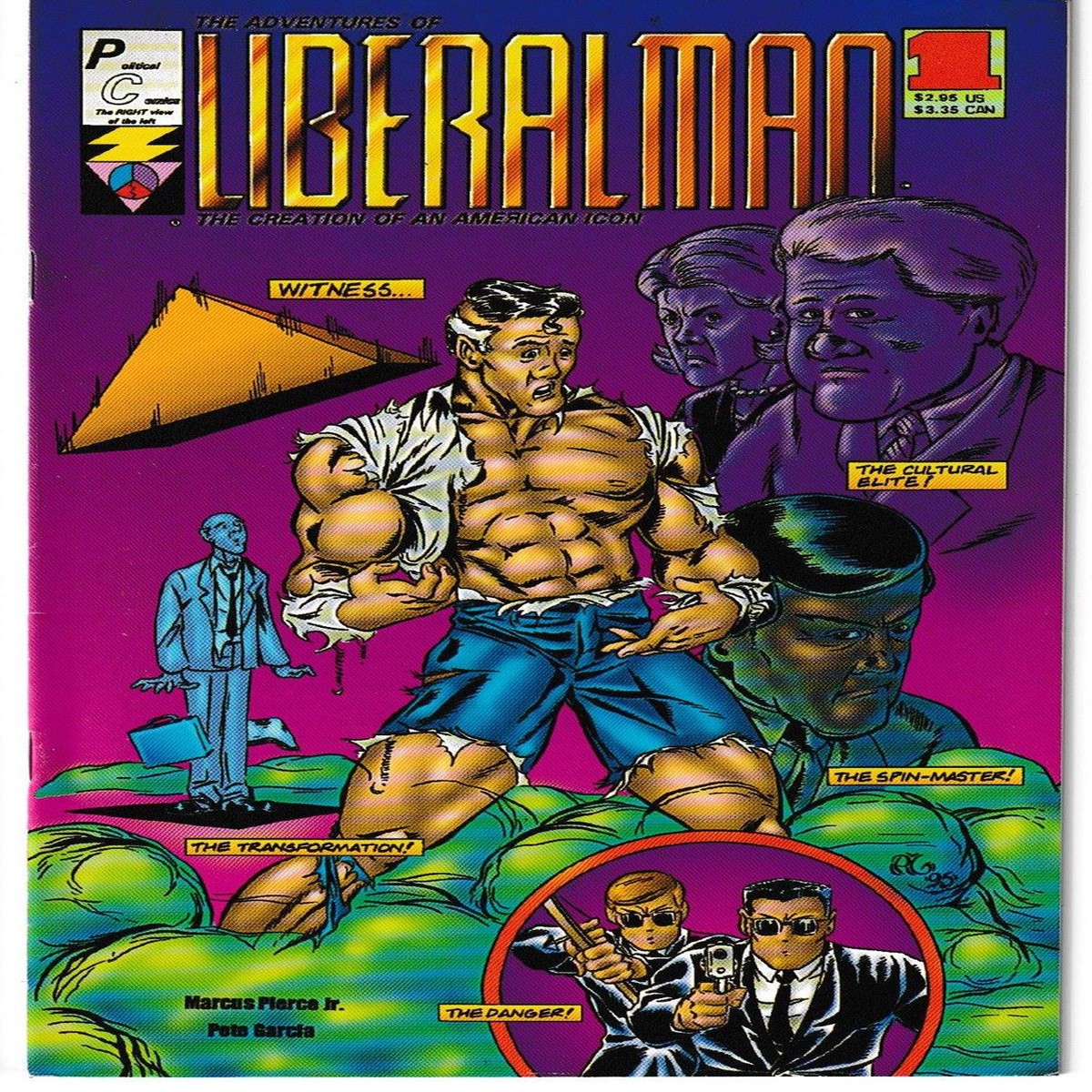 ADVENTURES OF LIBERAL MAN #1 (POLITICAL COMICS 1996)