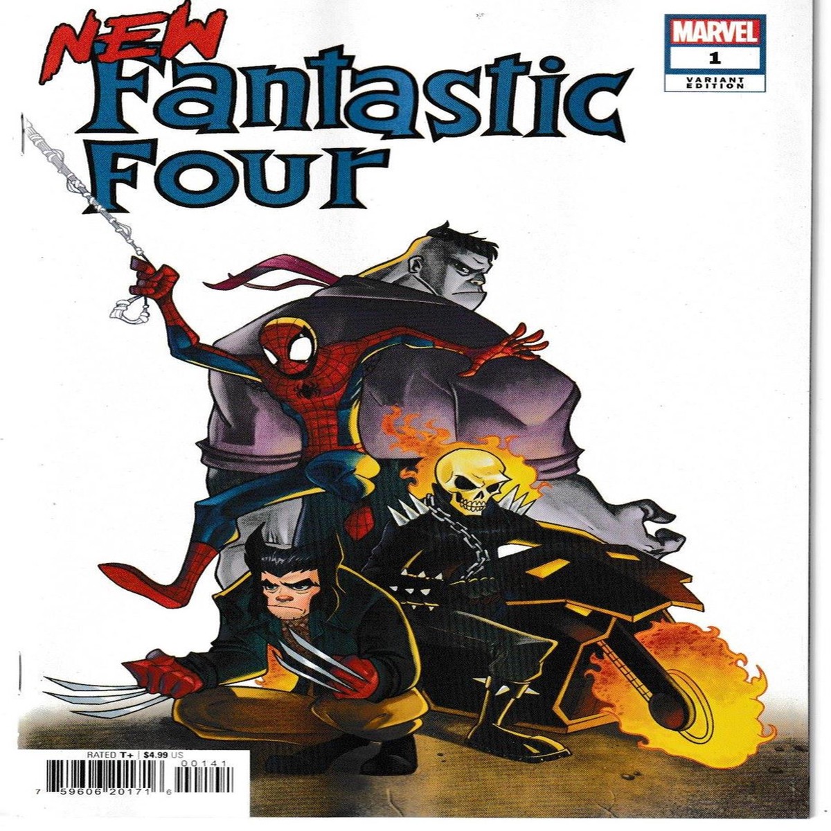 NEW FANTASTIC FOUR #1 (OF 5) ZULLO VAR (MARVEL 2022) "NEW UNREAD"