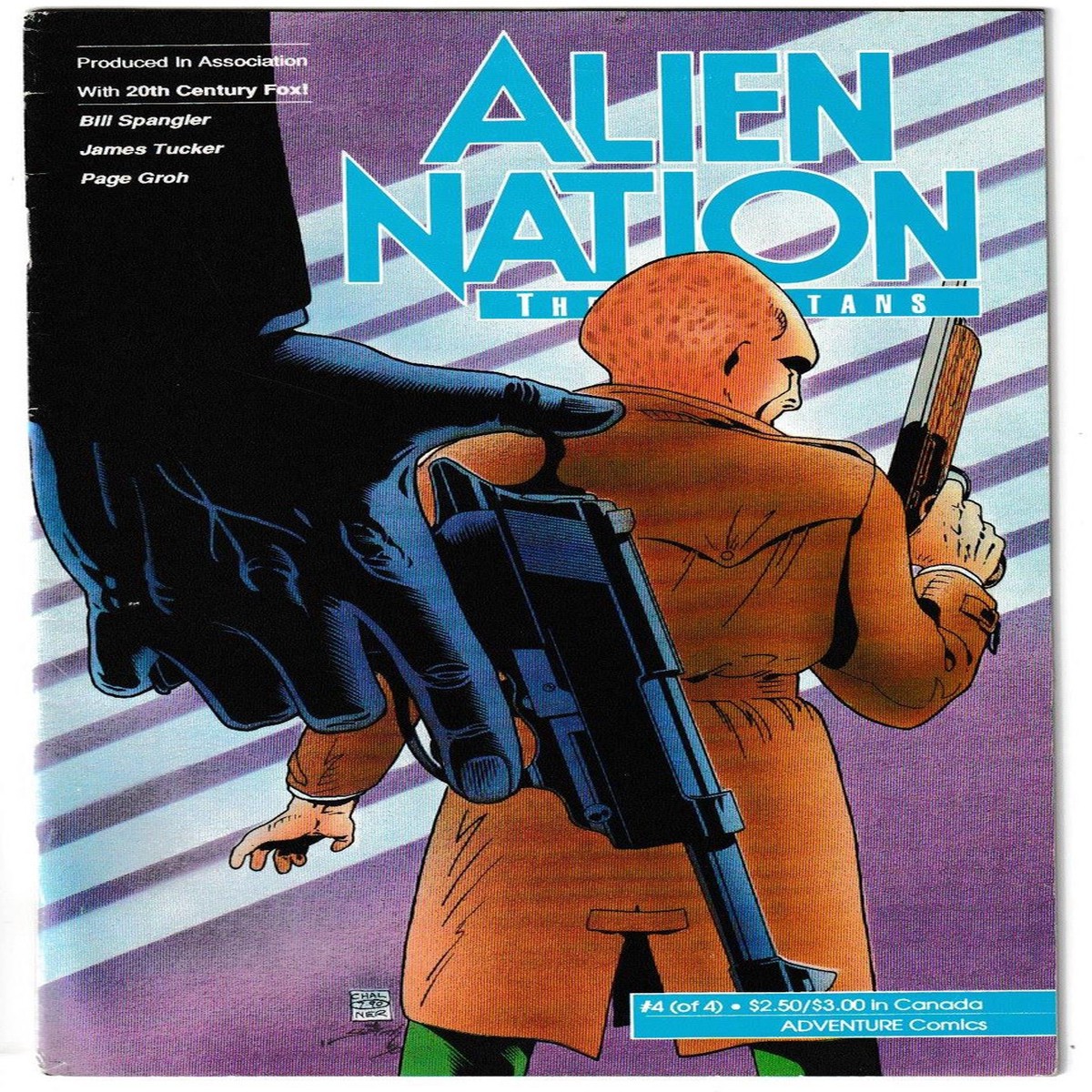 ALIEN NATION THE SPARTANS #4 (ADVENTURE 1990)